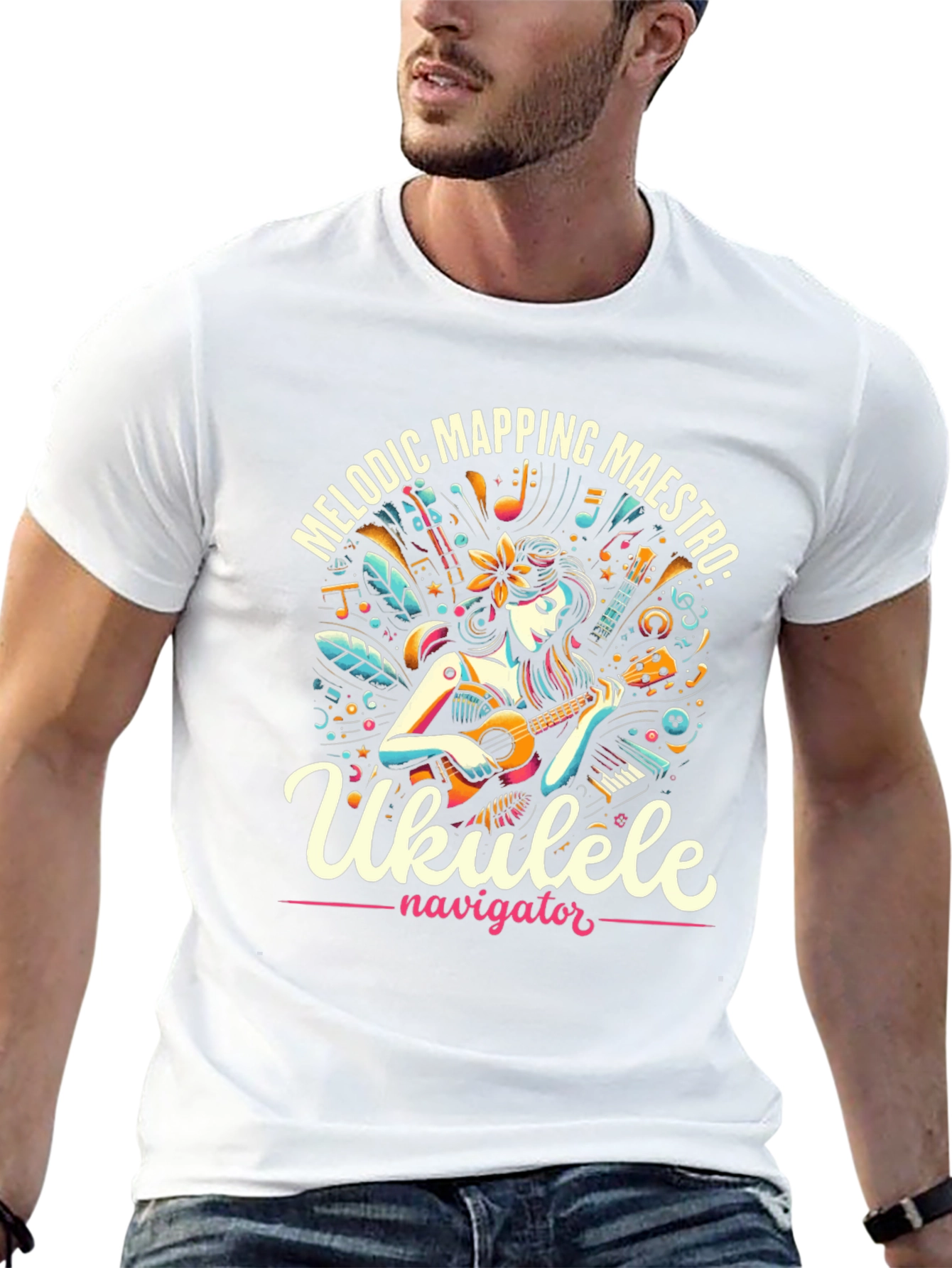 Melodic Mapping Maestro Ukulele Navigator Tee