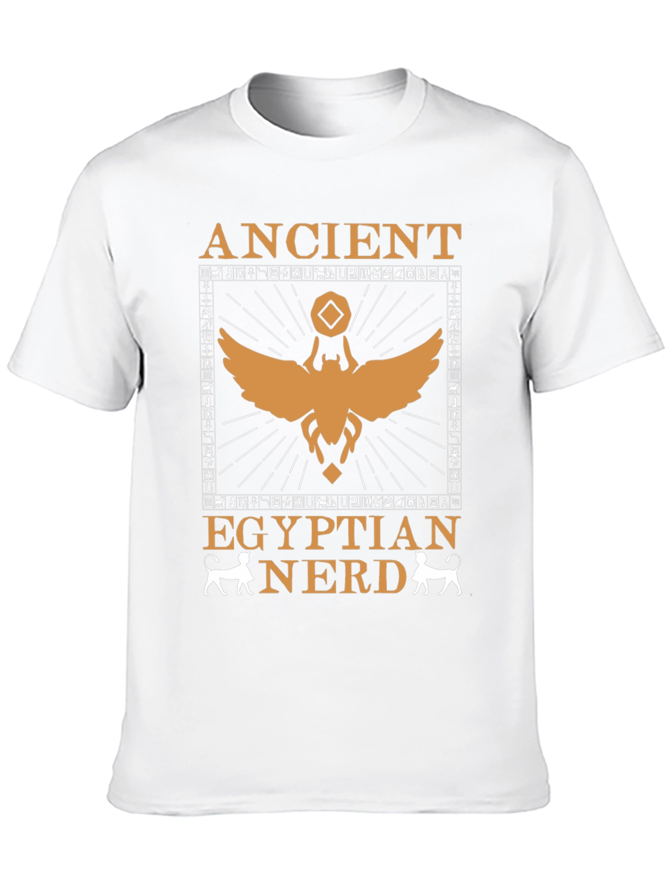 Ancient Egyptian Nerd T-Shirt Cotton Tee