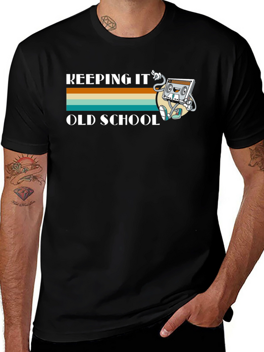 Retro Keeping It Old School Graphic T-Shirt