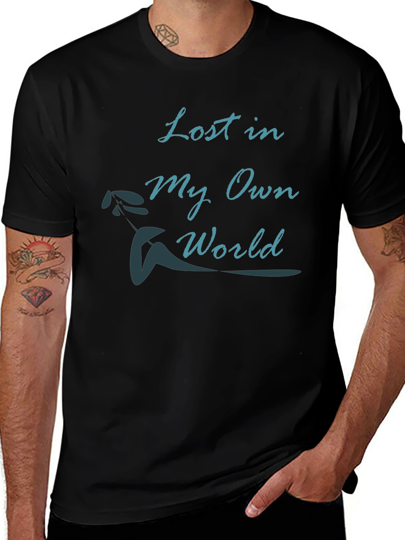 Lost In My Own World Graphic Tee