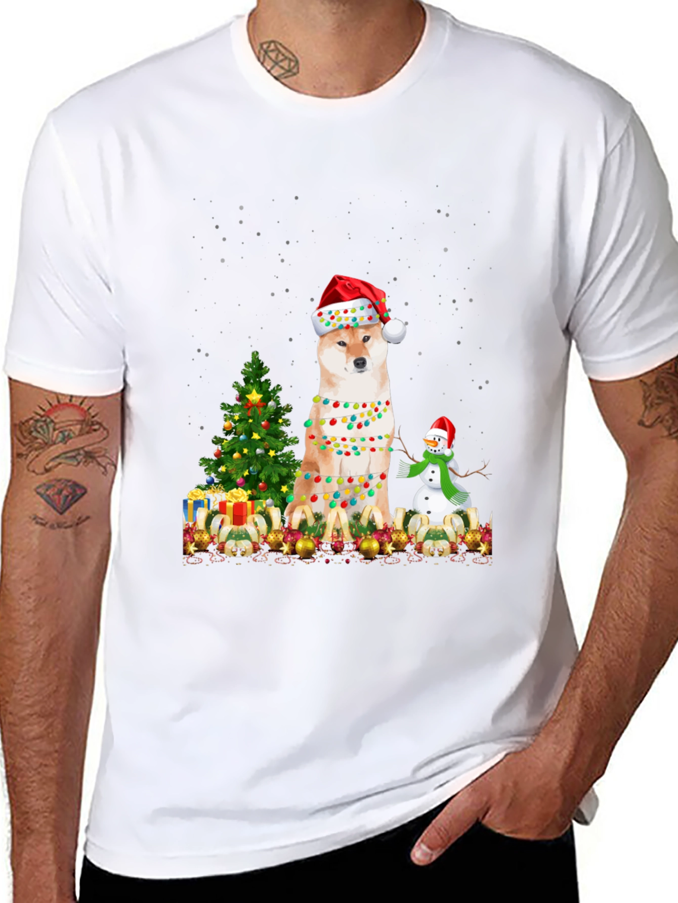 Christmas Shiba Inu T-Shirt