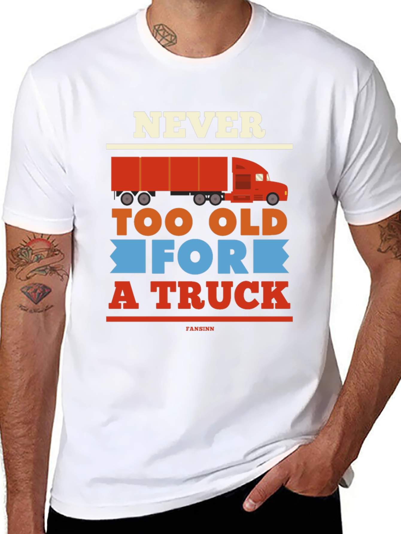 Never Too Old For A Truck Graphic Tee