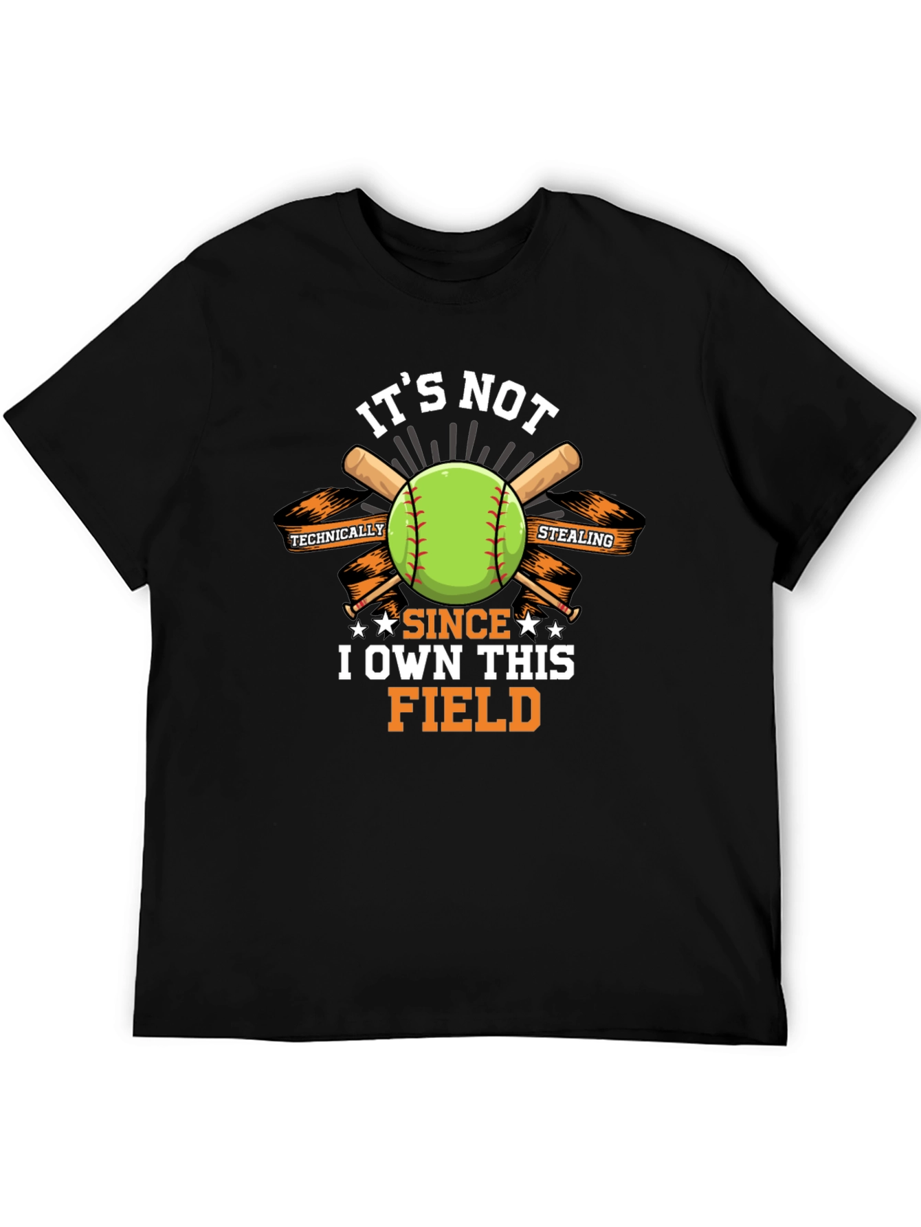 Its Not Stealing I Own This Field Black T-Shirt