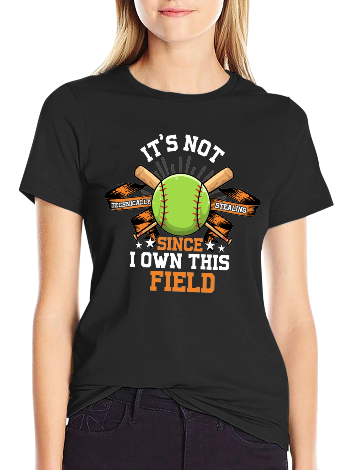 Its Not Stealing I Own This Field Black T-Shirt