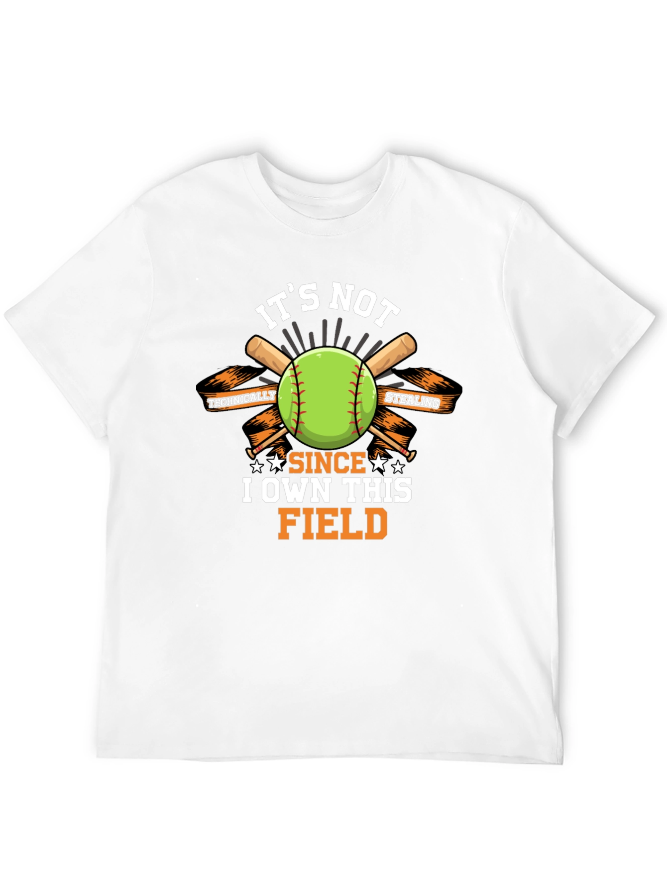 Its Not Stealing I Own This Field Black T-Shirt
