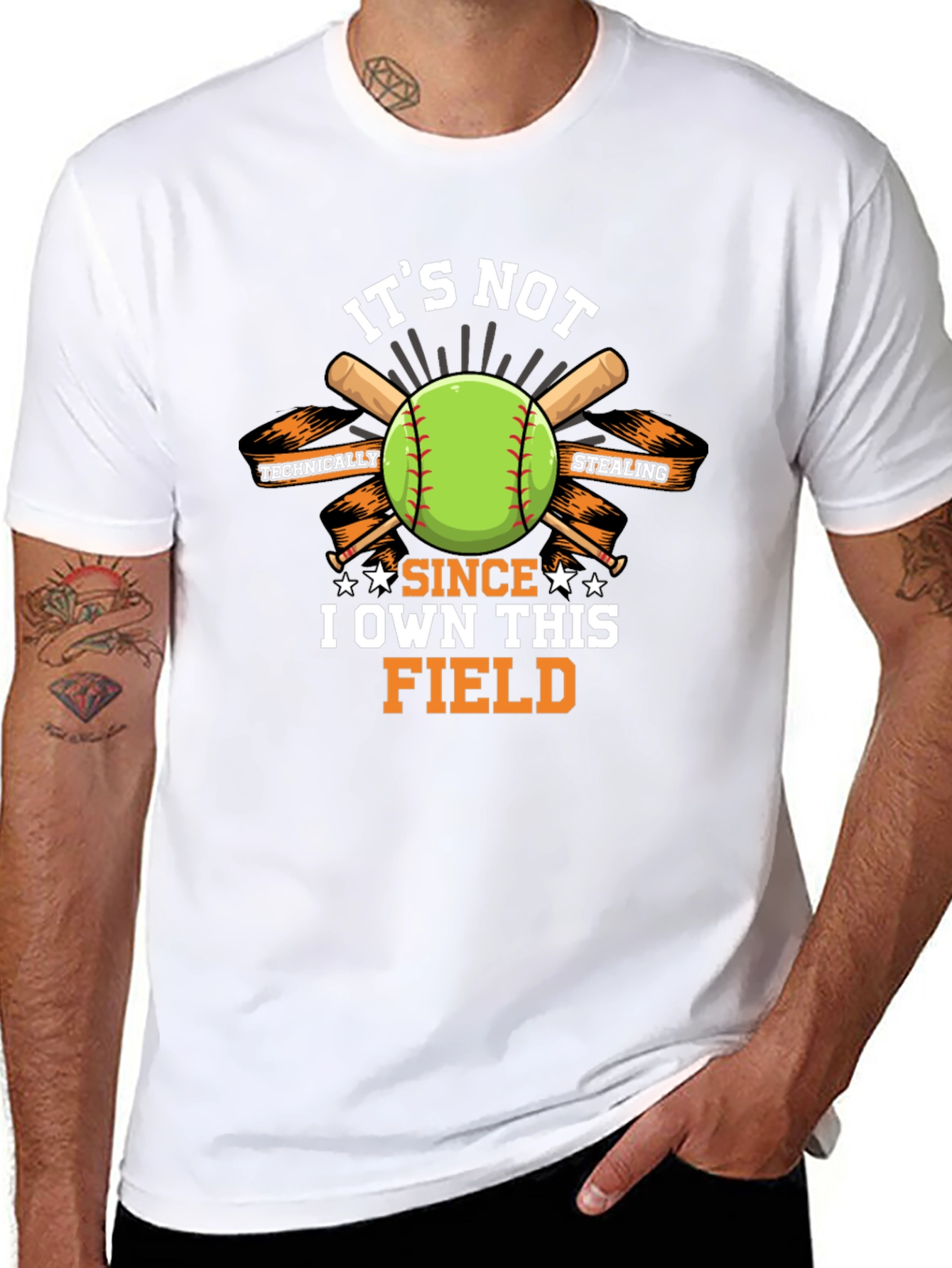 Its Not Stealing I Own This Field Black T-Shirt