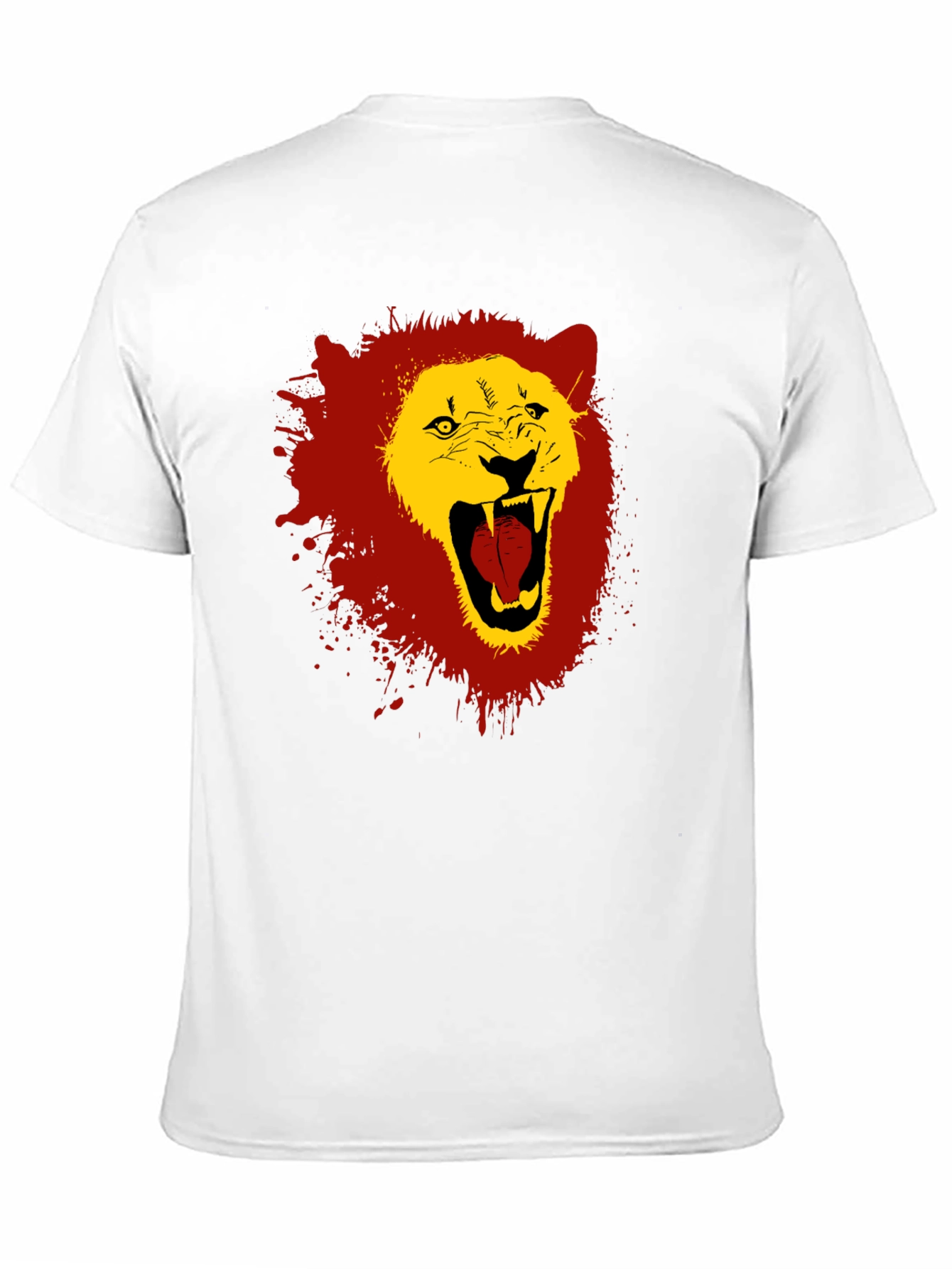 Lion Graphic Tee - Bold Roar Design - Black