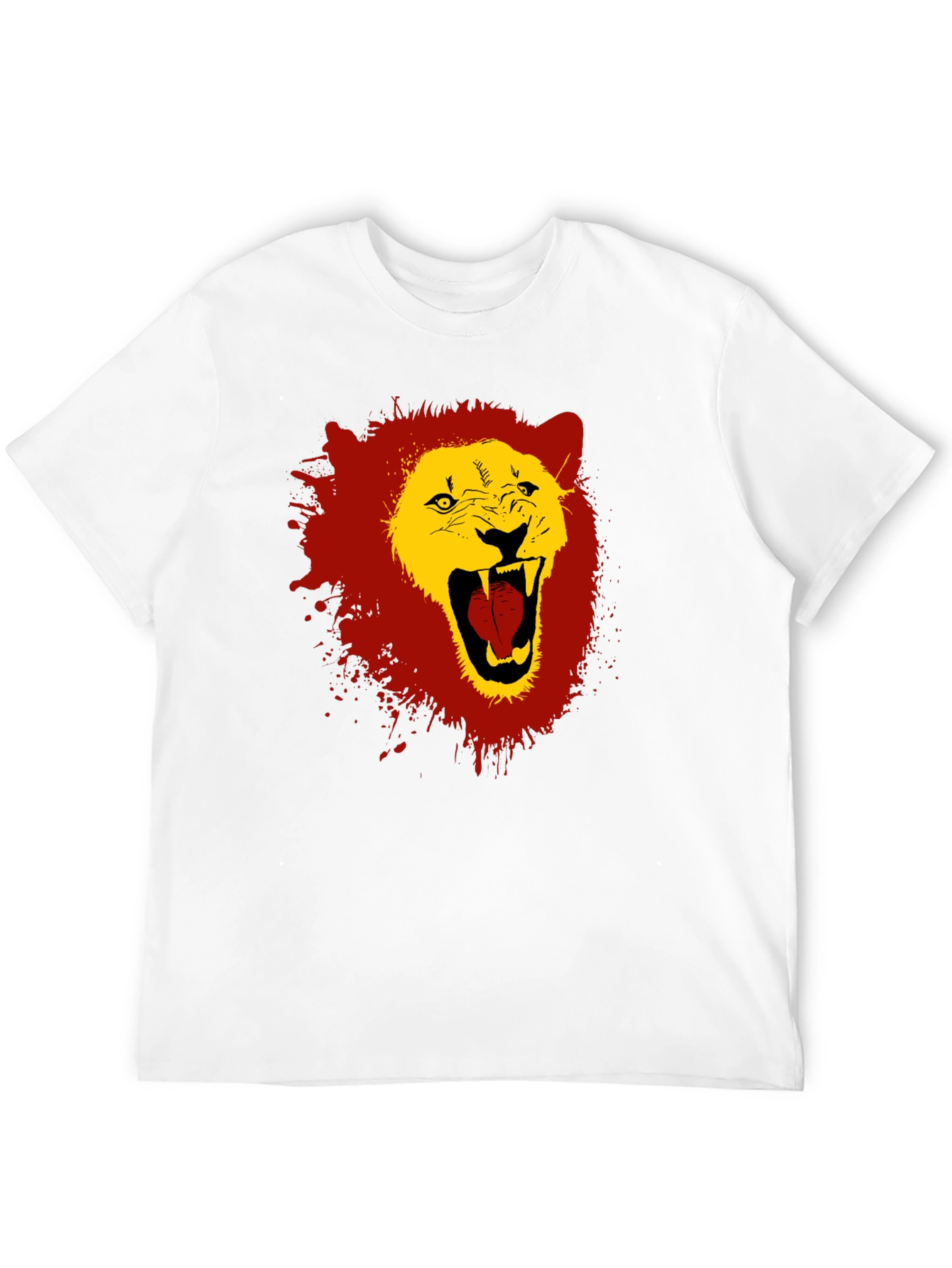 Lion Graphic Tee - Bold Roar Design - Black