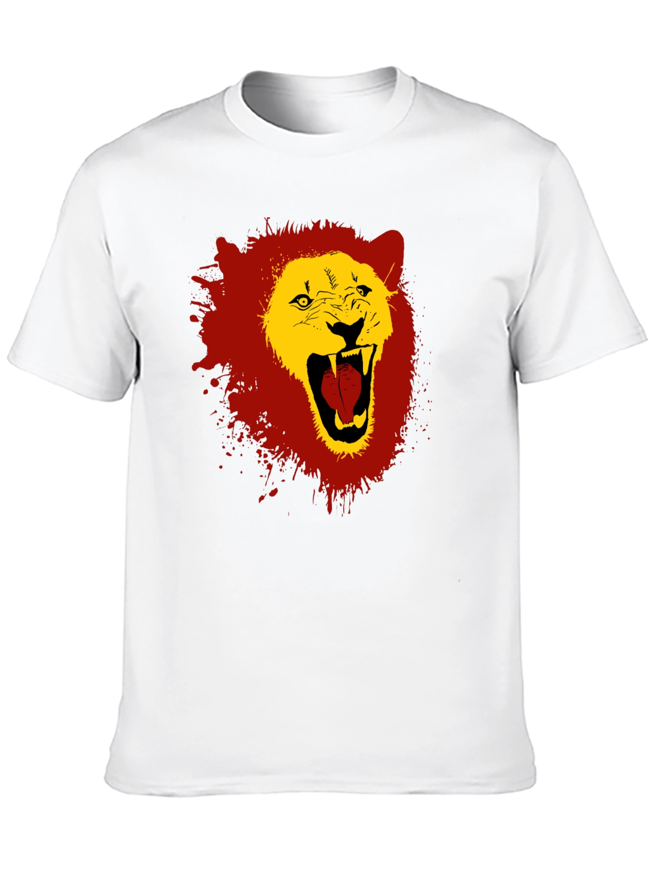 Lion Graphic Tee - Bold Roar Design - Black