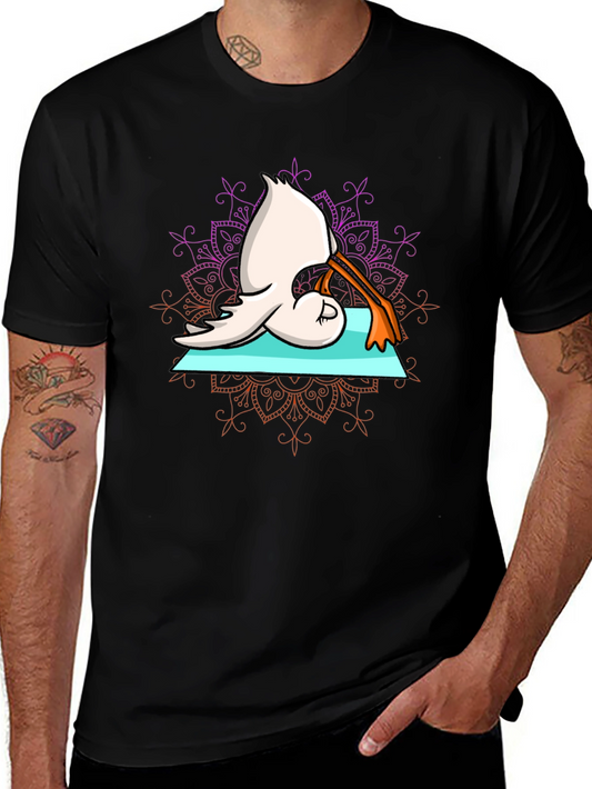 Yoga Goose Tee - Downward Dog Design
