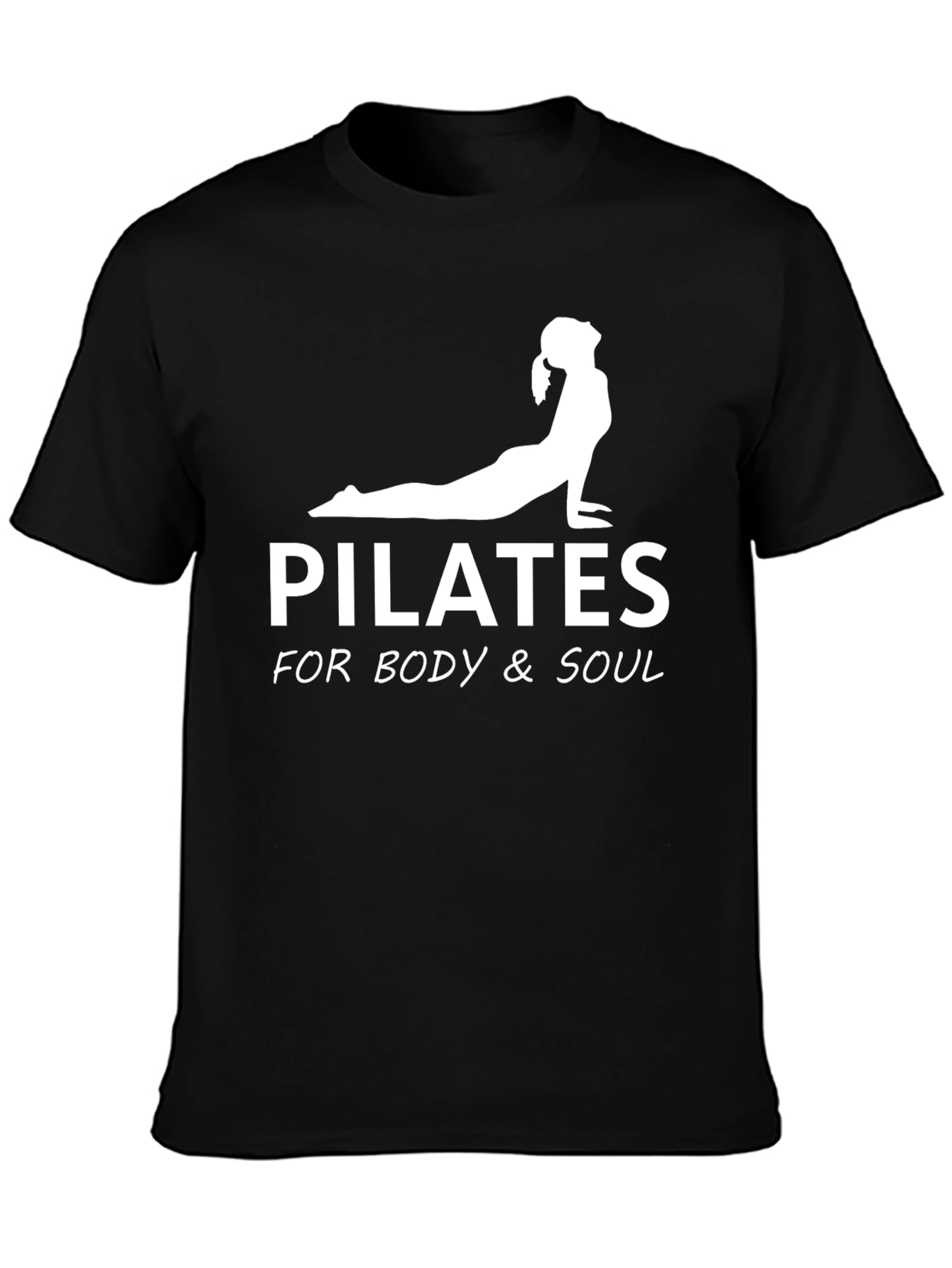 Pilates Body & Soul Black T-Shirt