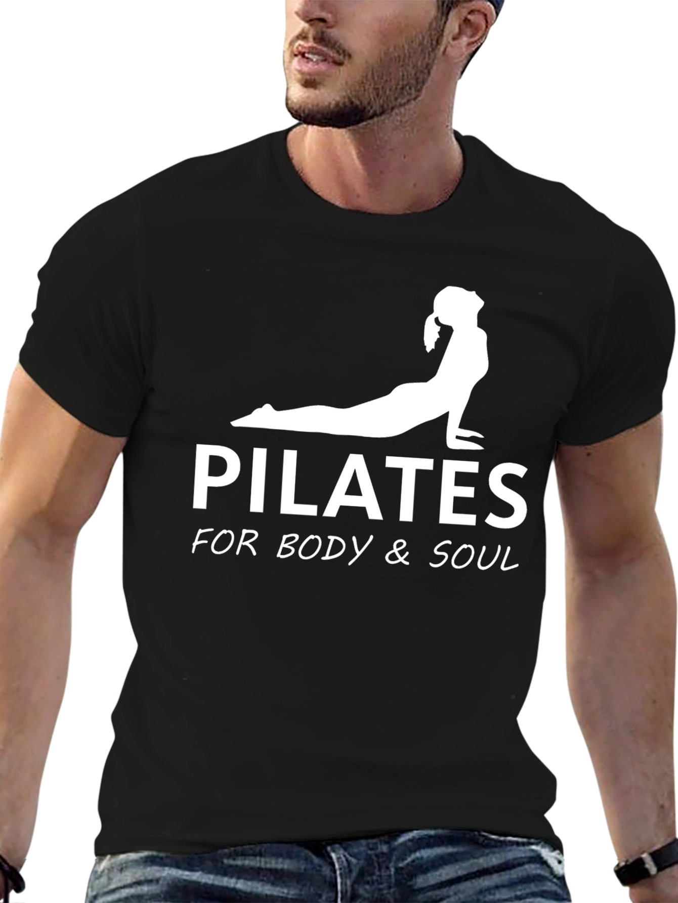 Pilates Body & Soul Black T-Shirt