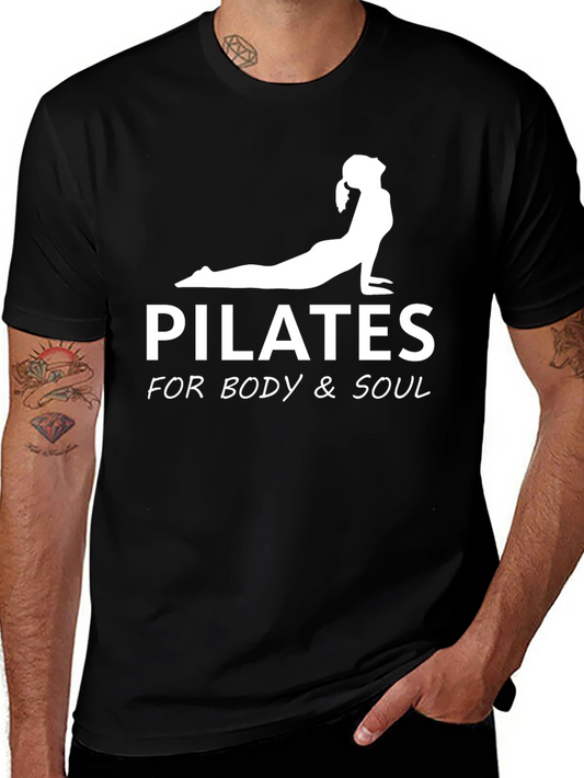 Pilates Body & Soul Black T-Shirt