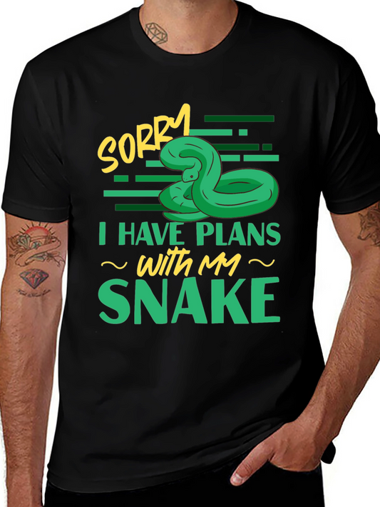 Sorry I Have Plans With My Snake T-Shirt