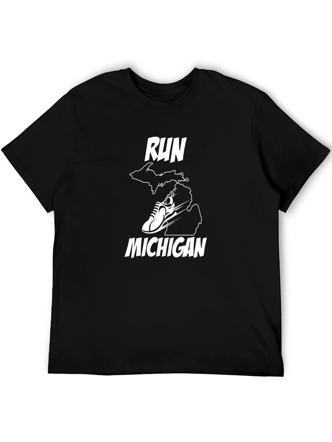 Run Michigan T-Shirt - State Pride Running Tee