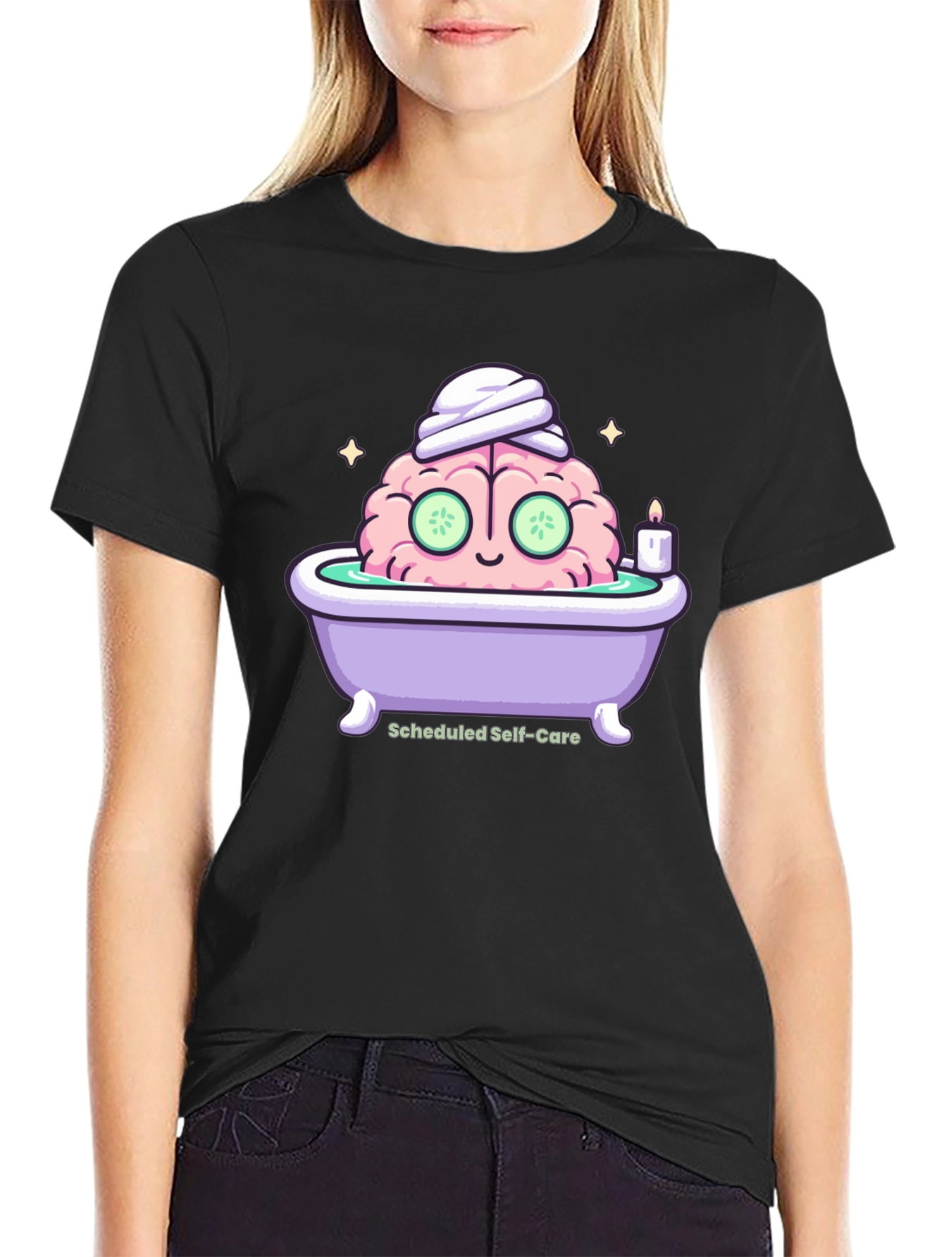 Relaxing Brain T-Shirt | Self-Care Tee