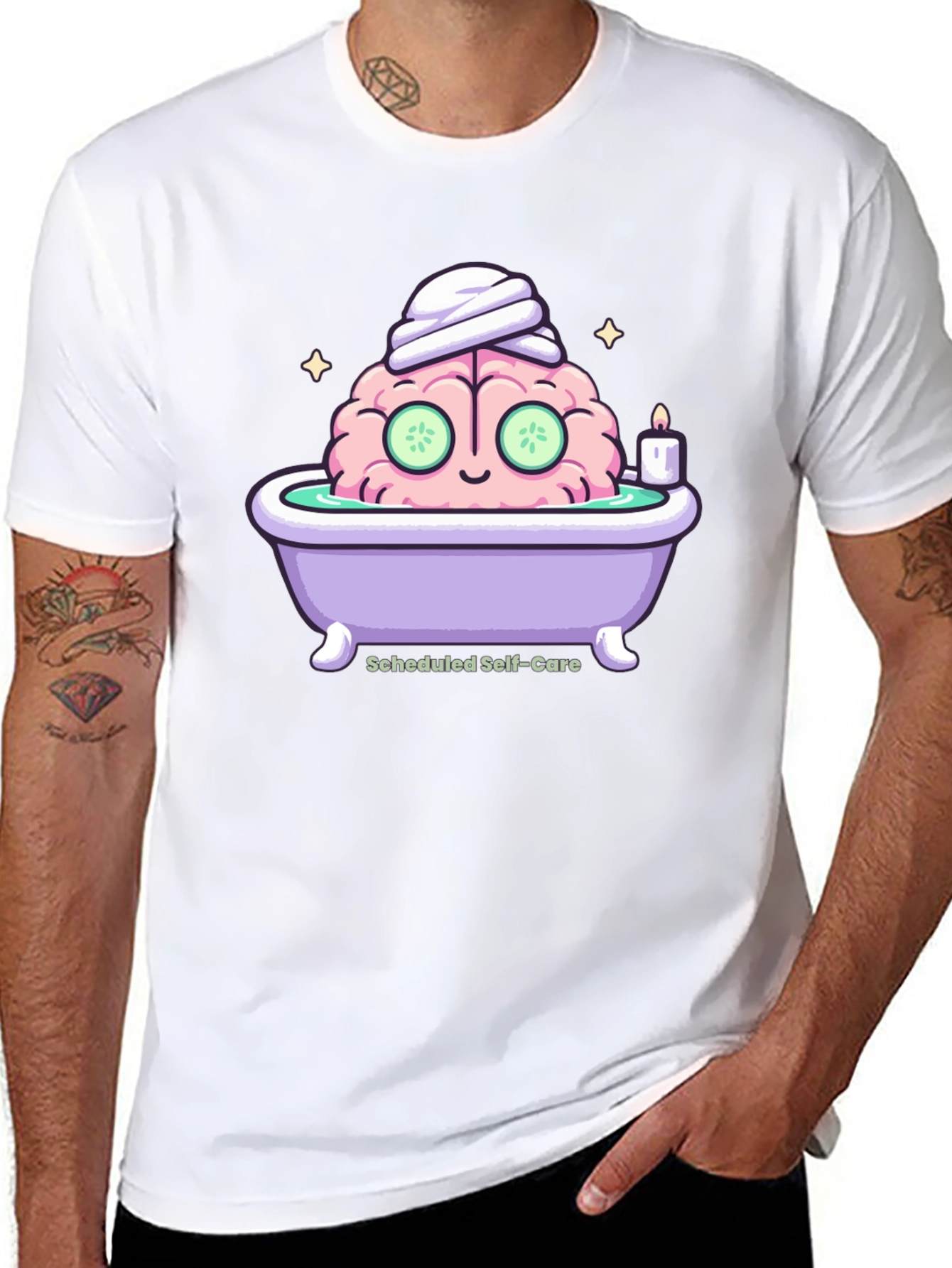 Relaxing Brain T-Shirt | Self-Care Tee
