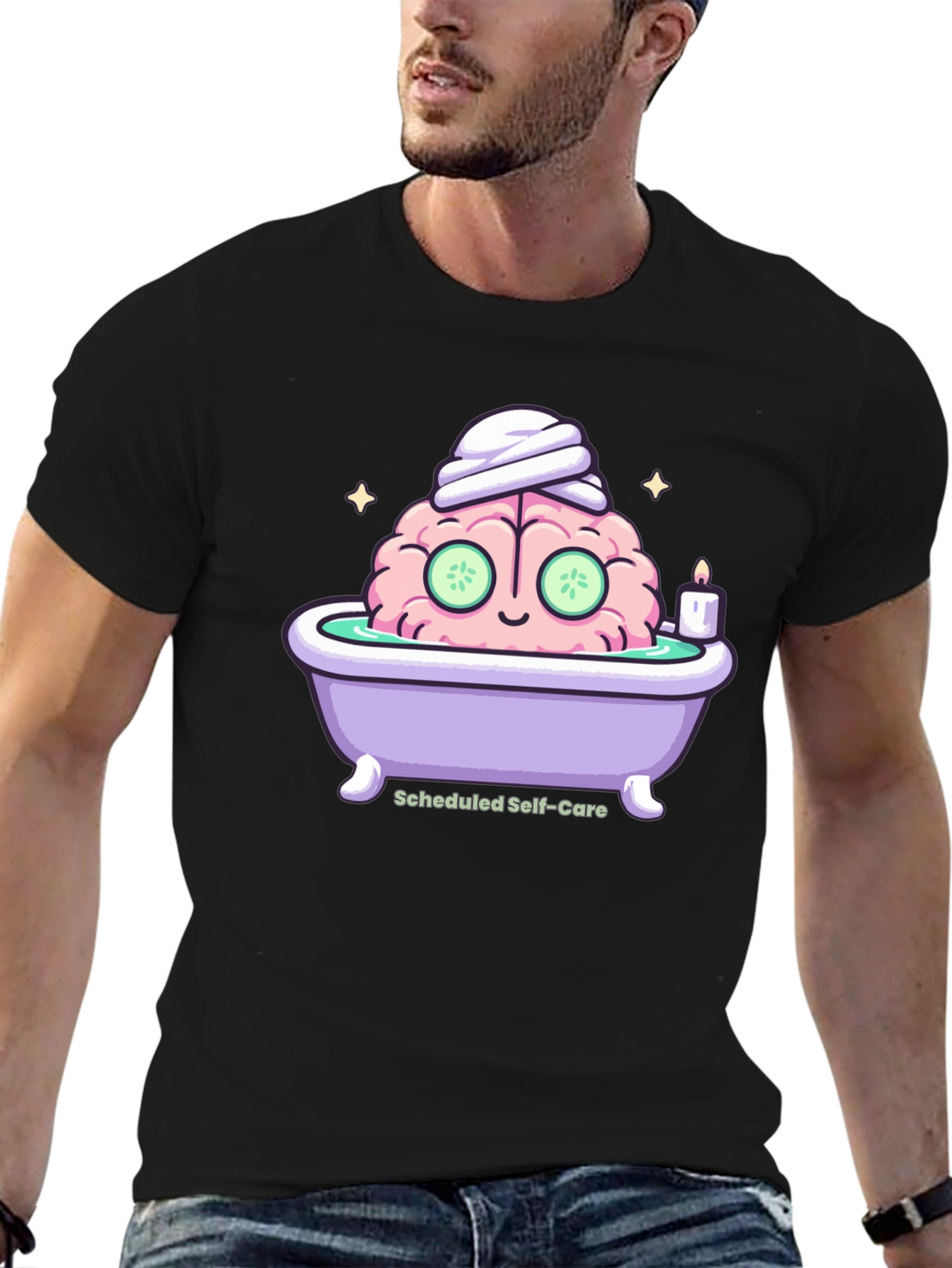 Relaxing Brain T-Shirt | Self-Care Tee
