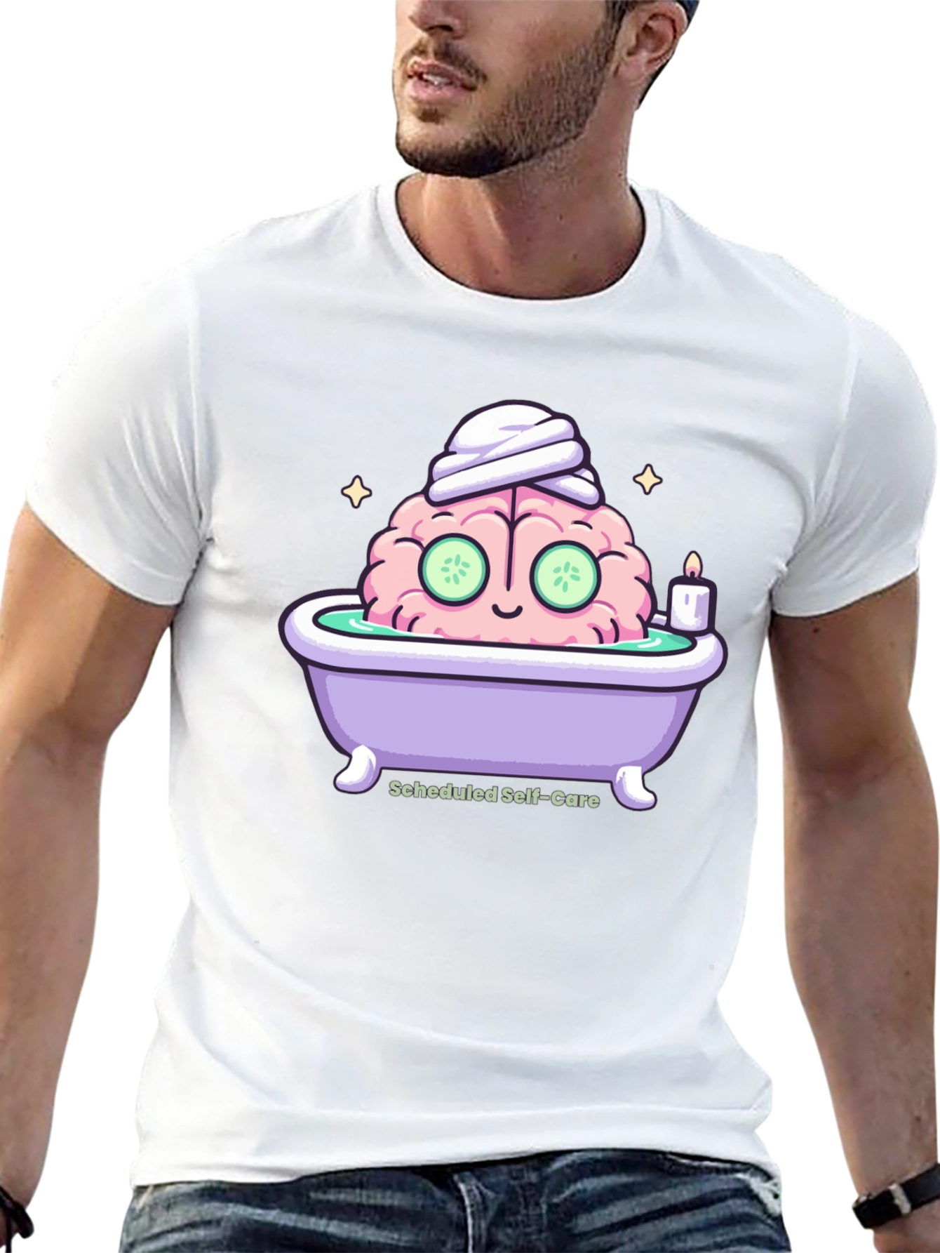 Relaxing Brain T-Shirt | Self-Care Tee