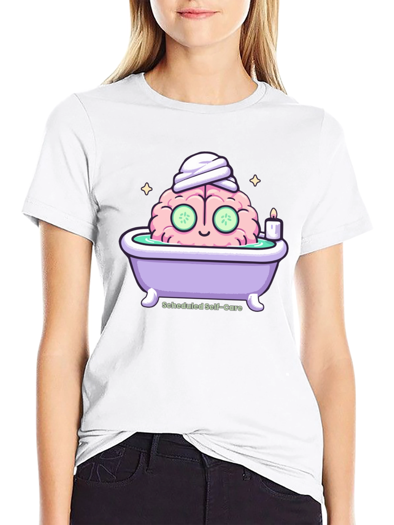Relaxing Brain T-Shirt | Self-Care Tee