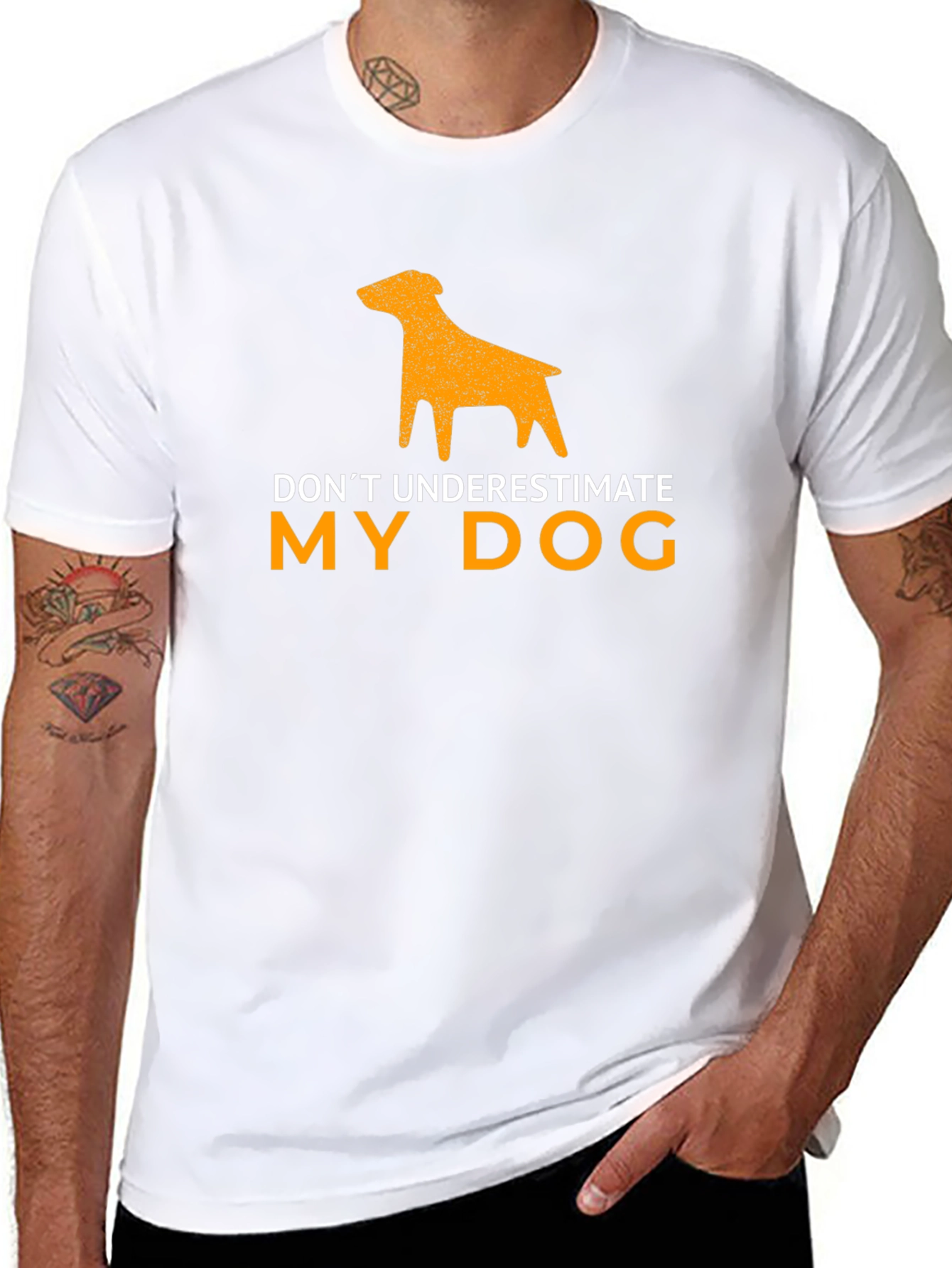 Funny Dog Lover T-Shirt: Dont Underestimate My Dog