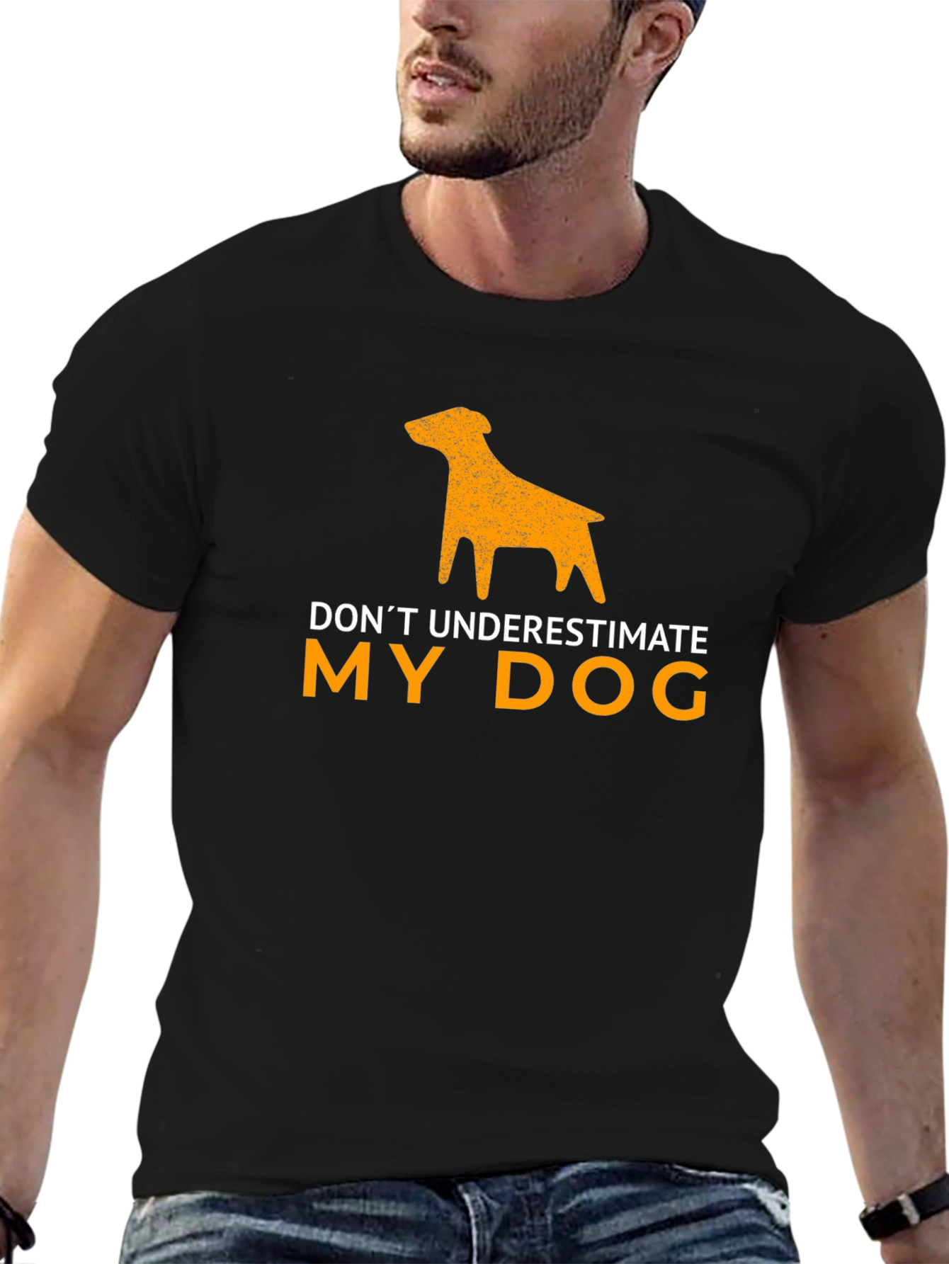 Funny Dog Lover T-Shirt: Dont Underestimate My Dog