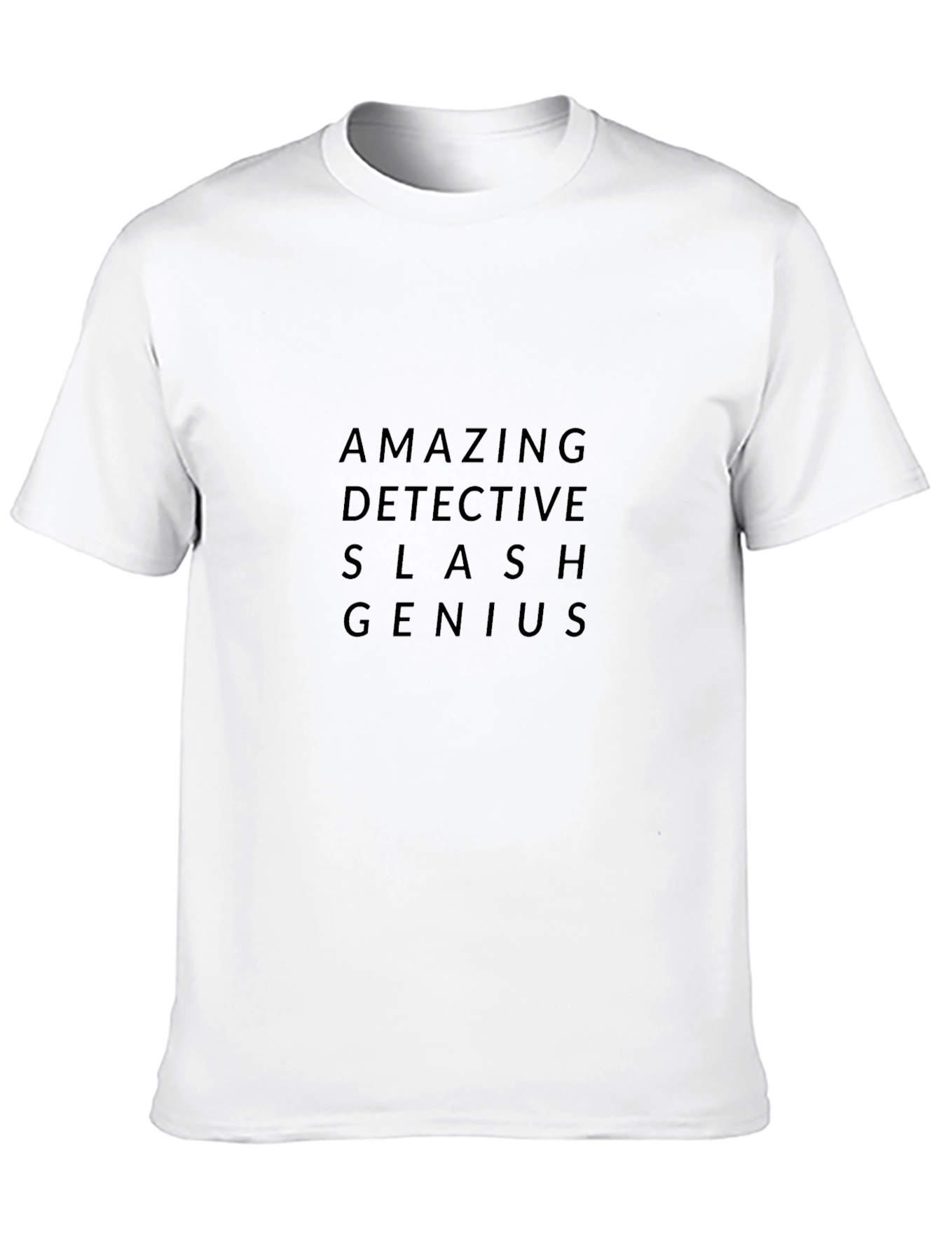 Amazing Detective Genius Black Graphic Tee