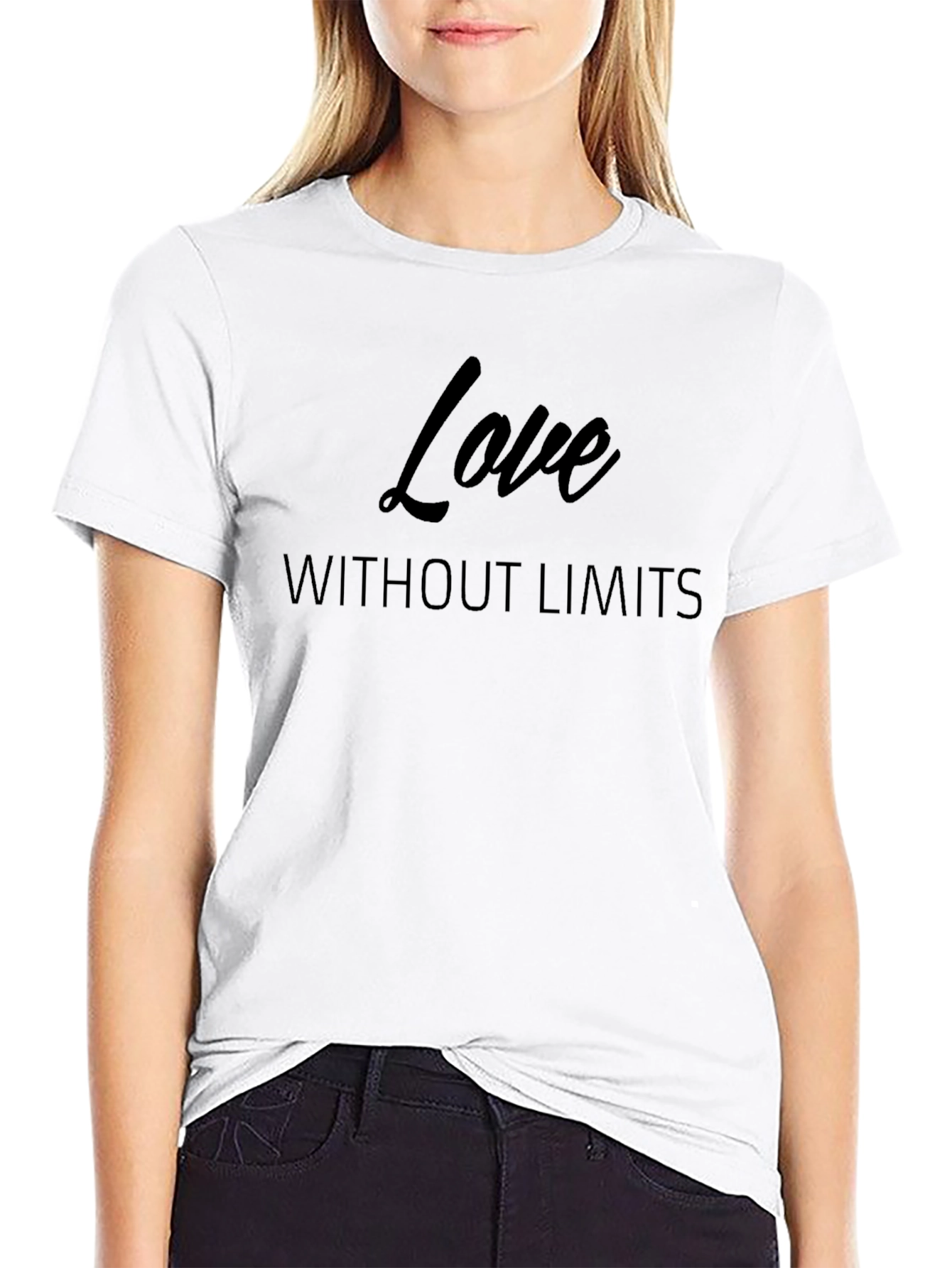 Love Without Limits Black T-Shirt