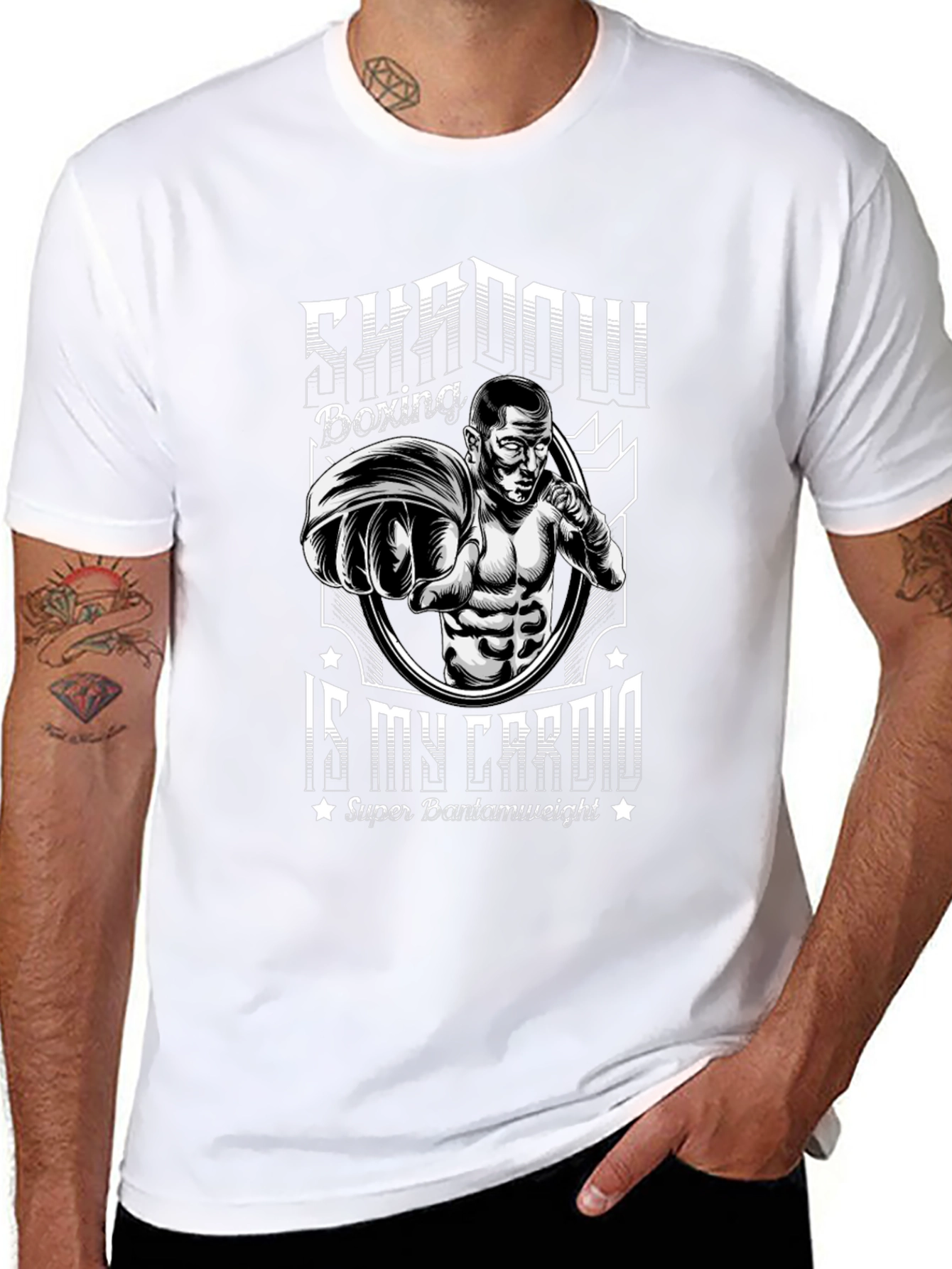 Shadow Boxing Cardio T-Shirt - Boxing Inspired Design