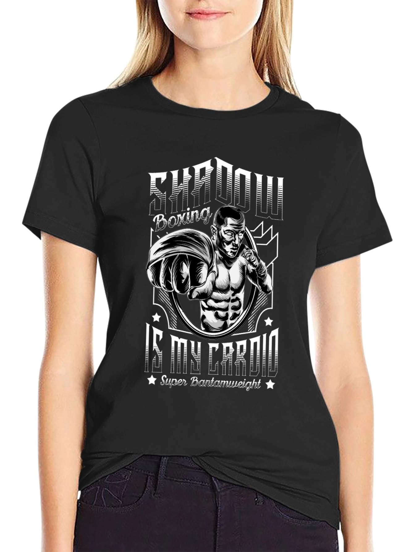 Shadow Boxing Cardio T-Shirt - Boxing Inspired Design