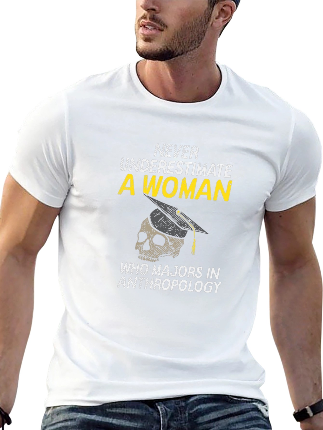 Anthropology Major Woman T-Shirt - Never Underestimate