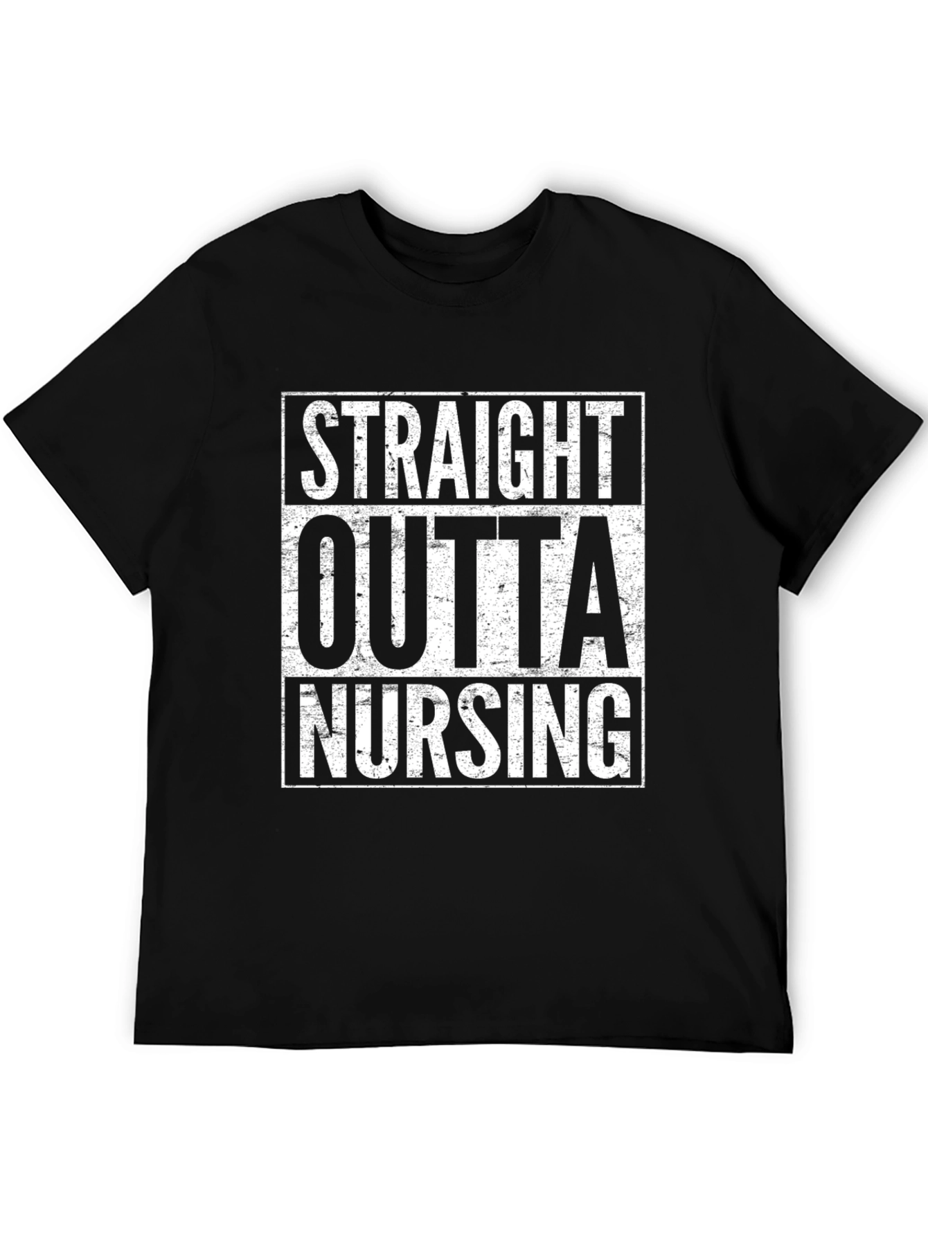 Straight Outta Nursing Graphic T-Shirt