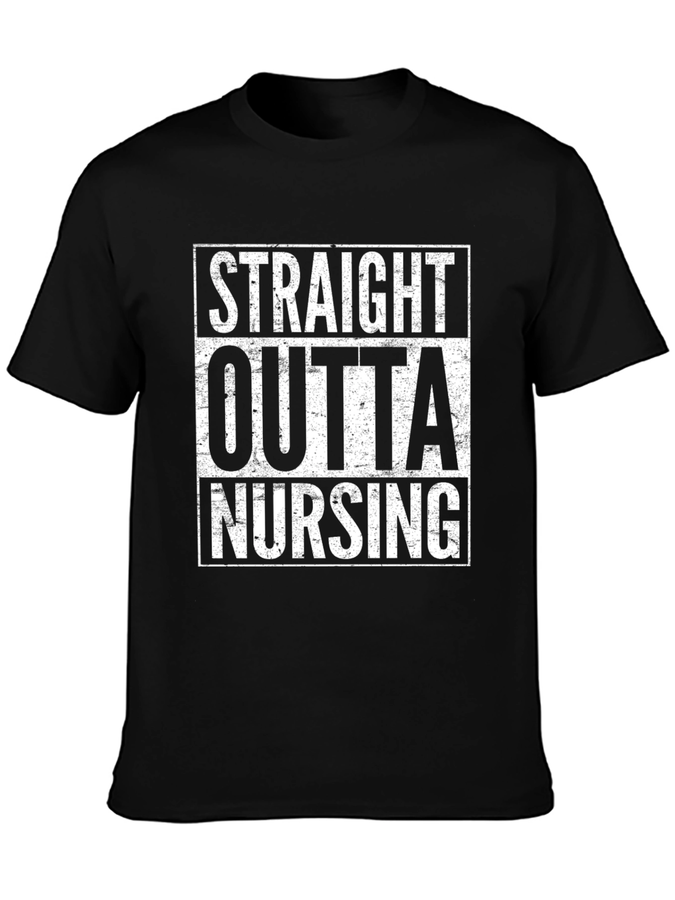 Straight Outta Nursing Graphic T-Shirt