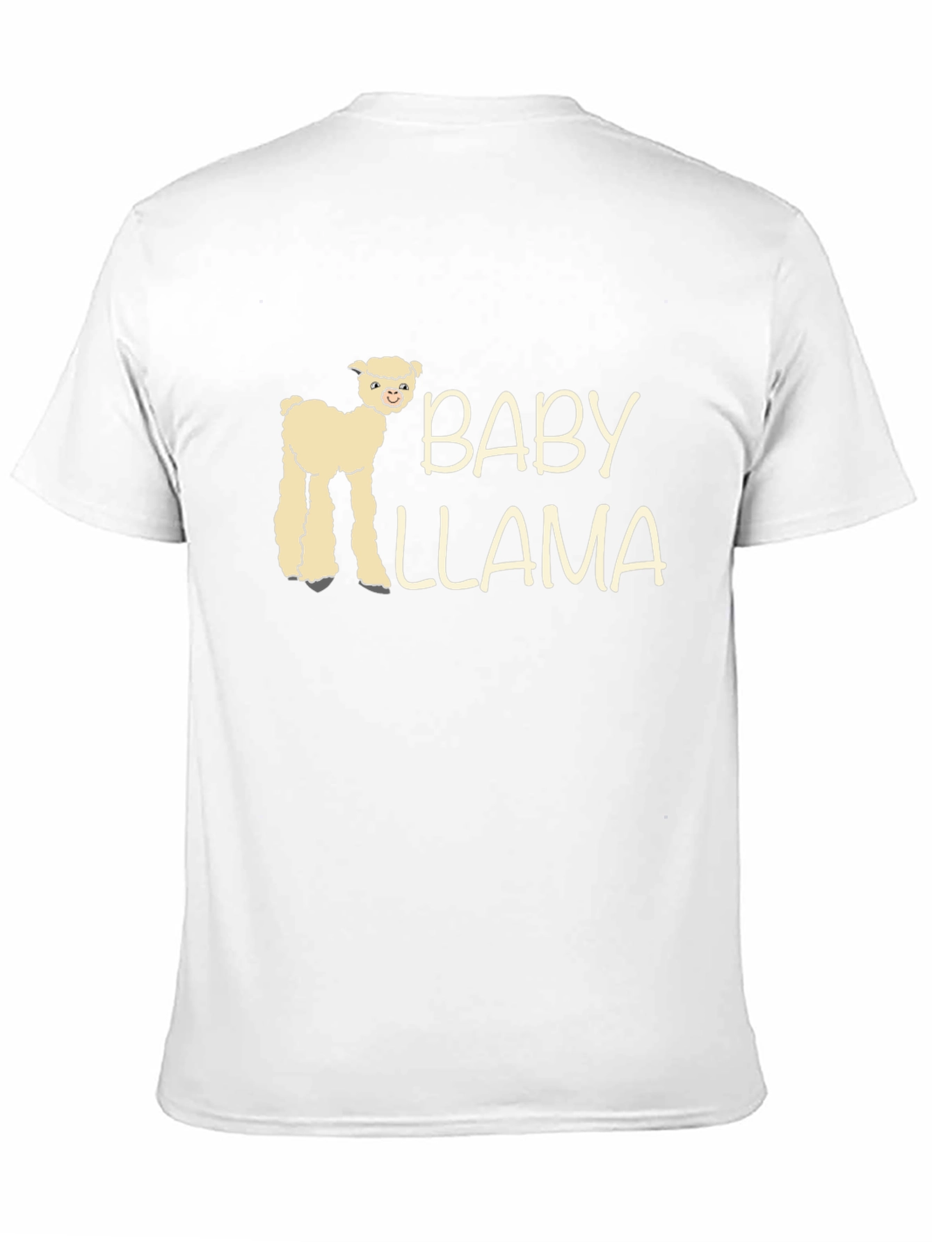 Baby Llama Black T-Shirt