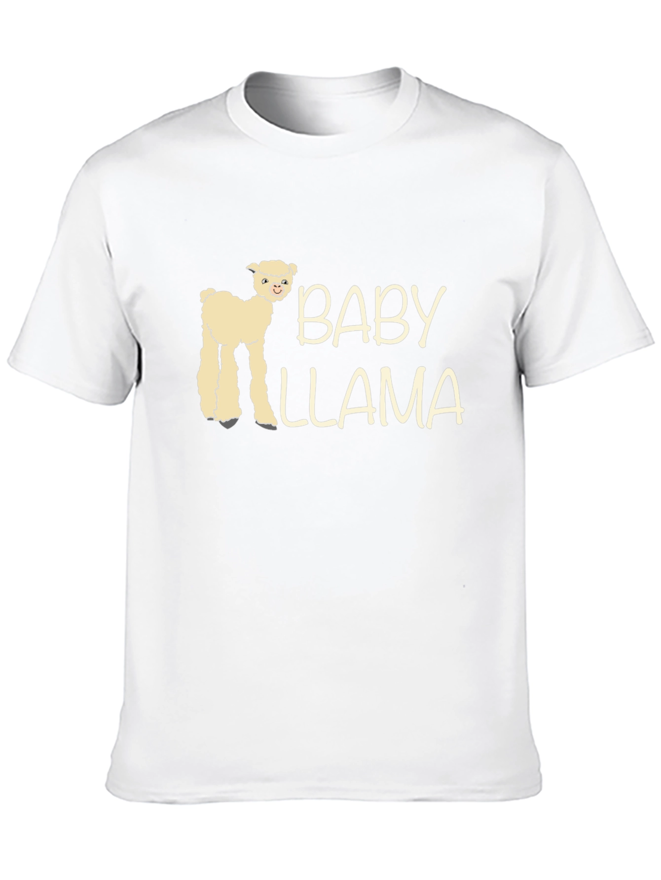 Baby Llama Black T-Shirt