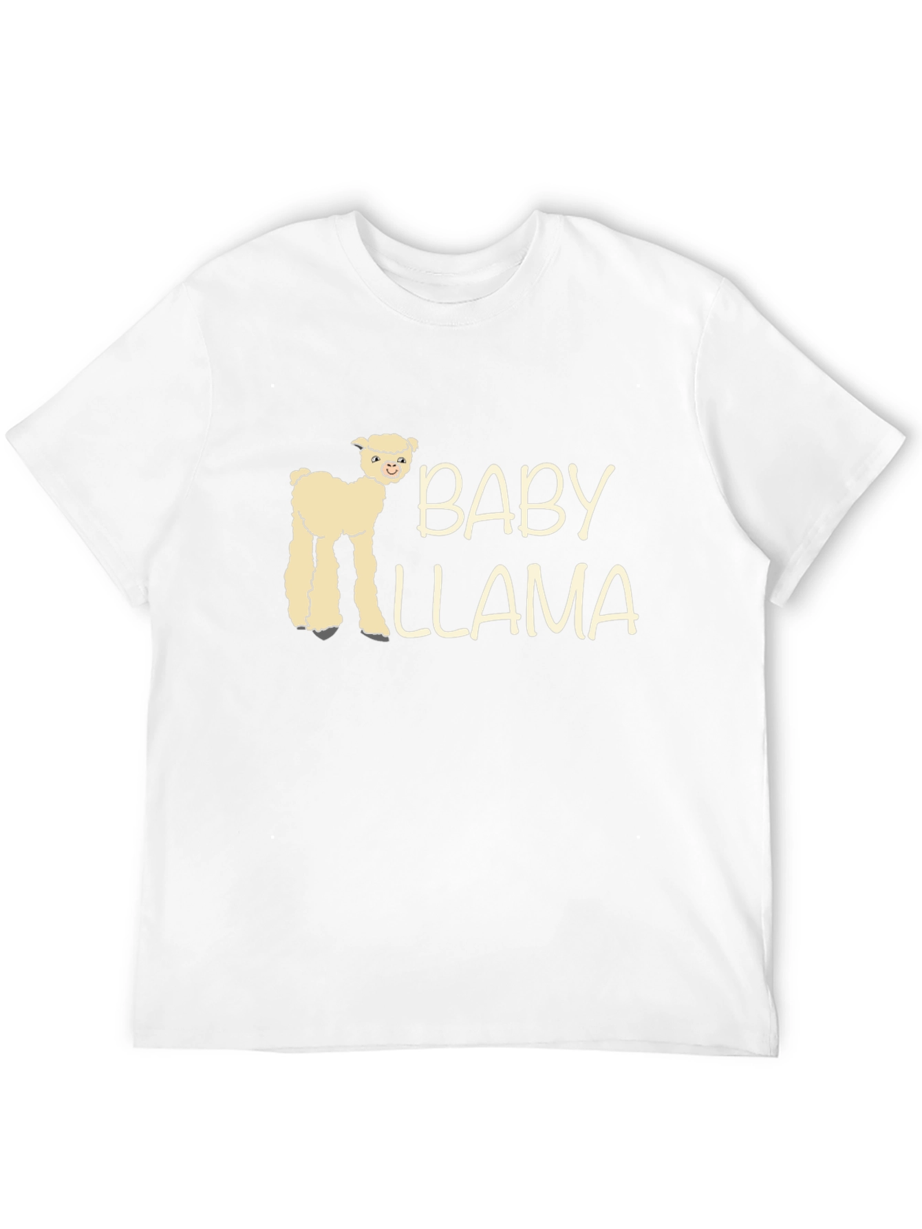 Baby Llama Black T-Shirt