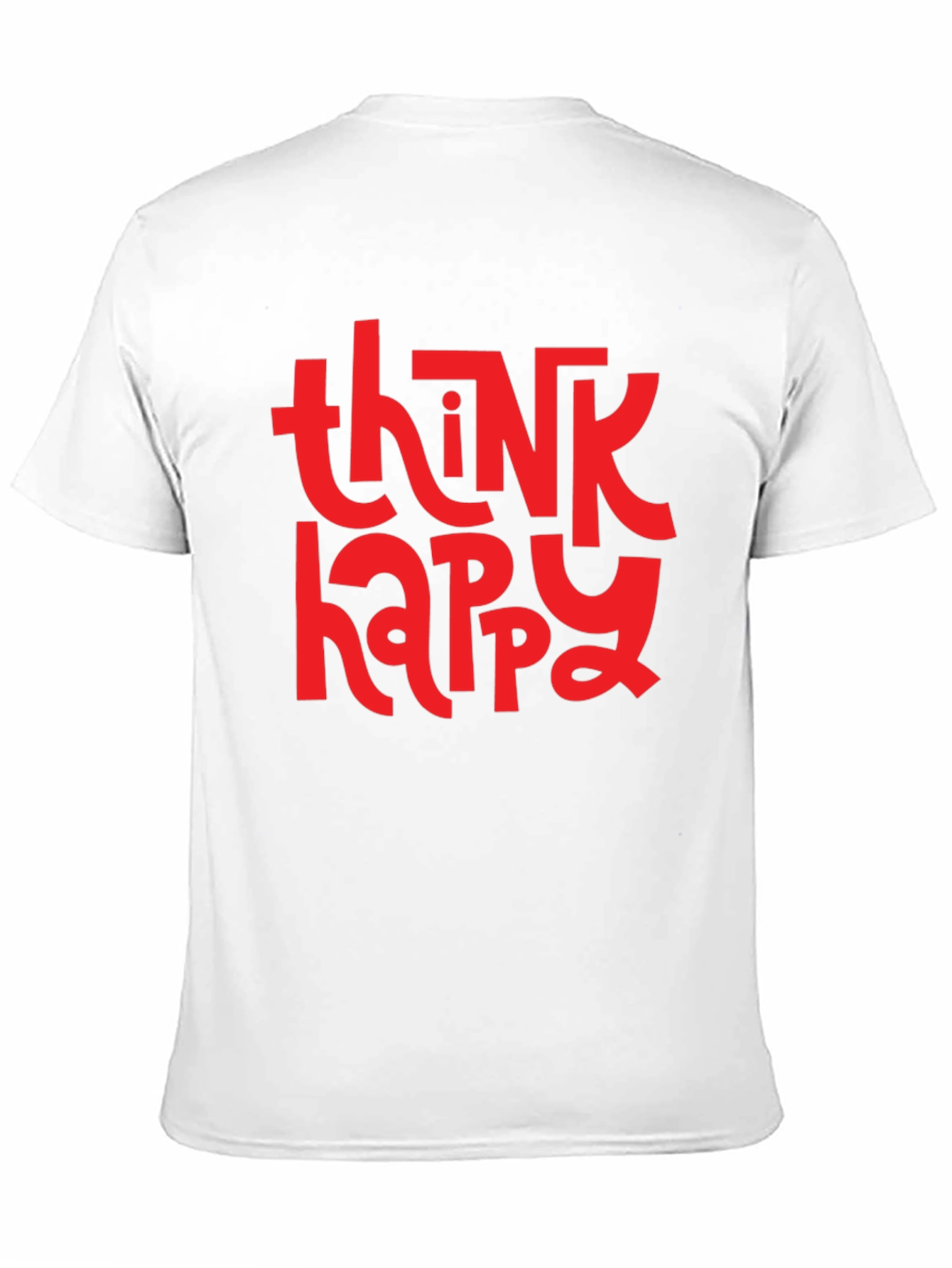 Think Happy Graphic Tee - Black
