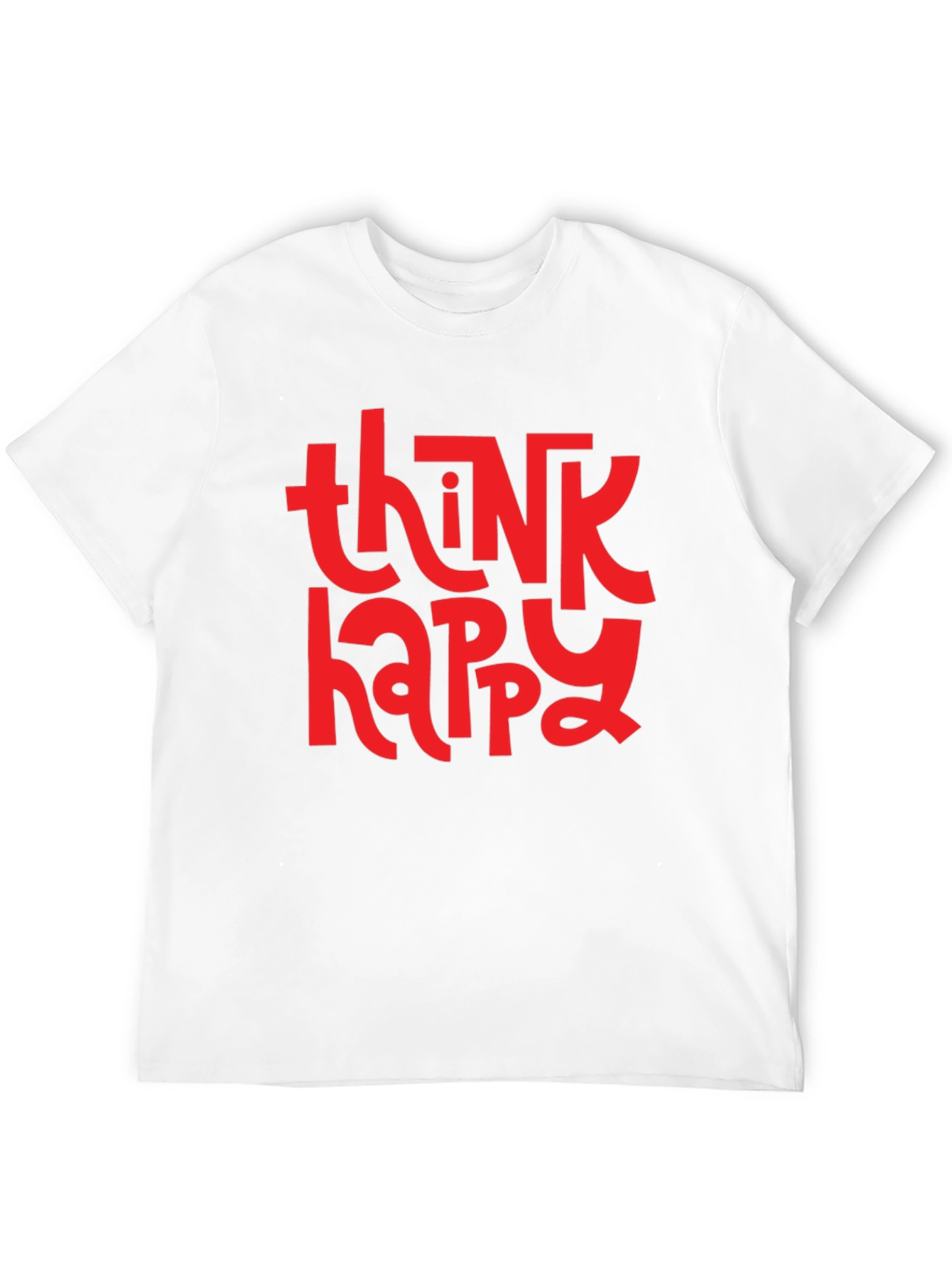 Think Happy Graphic Tee - Black