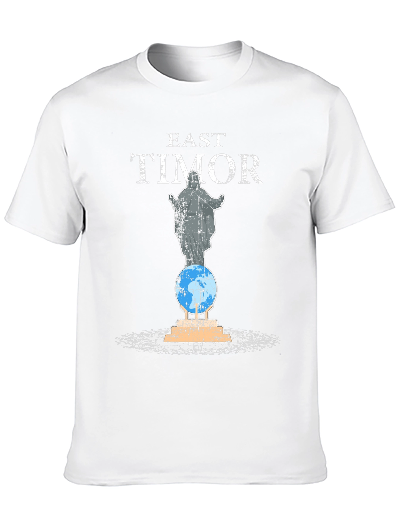 East Timor Statue Graphic Tee - Black