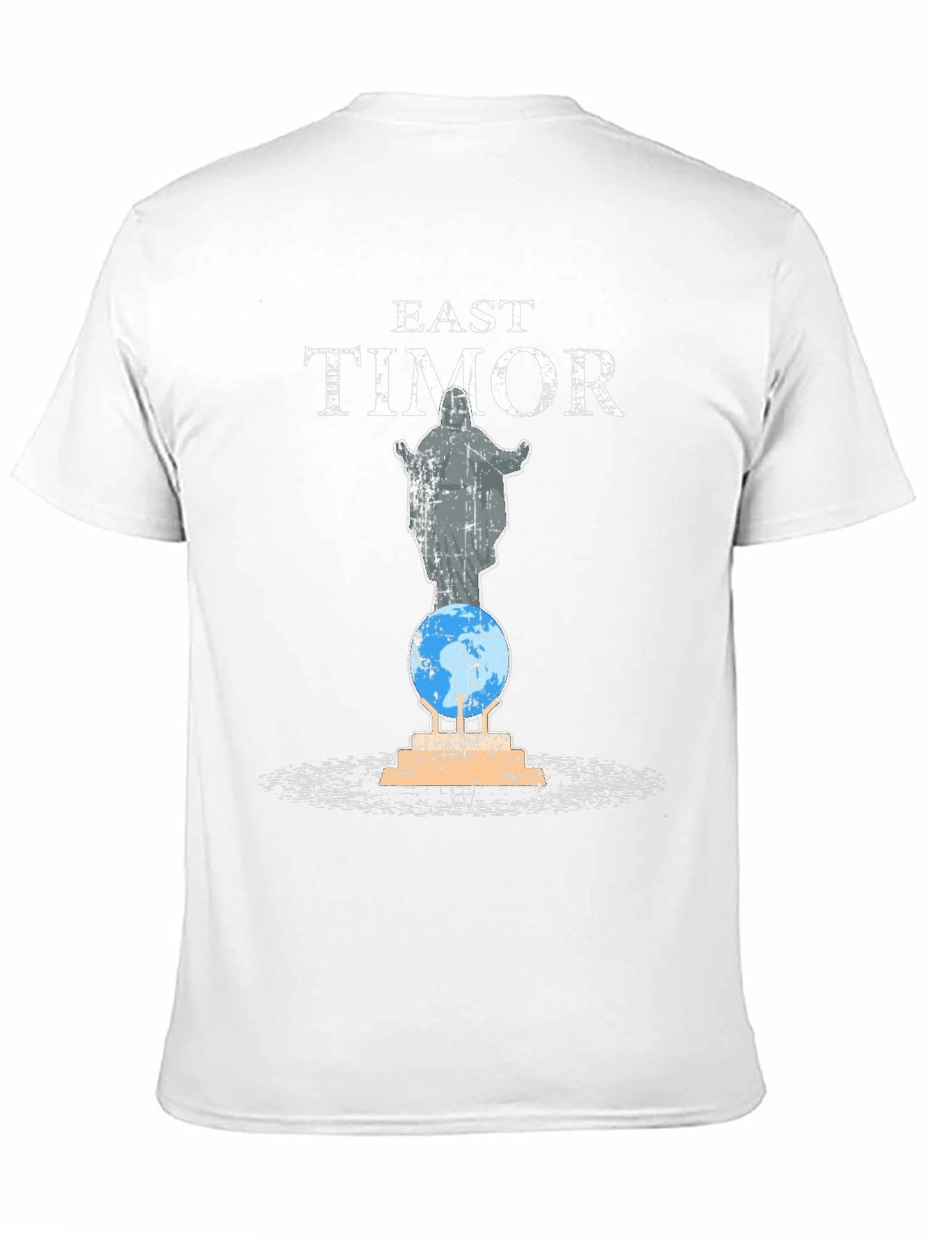 East Timor Statue Graphic Tee - Black