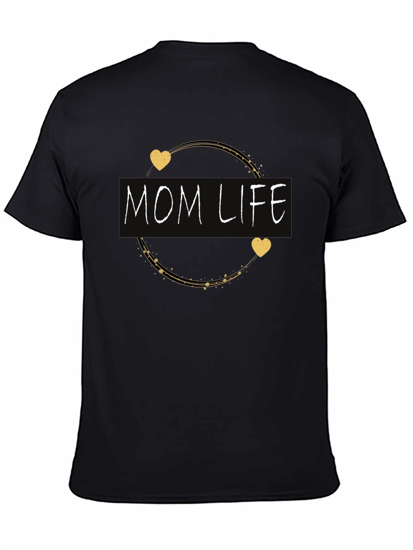 Mom Life Graphic Tee - Black