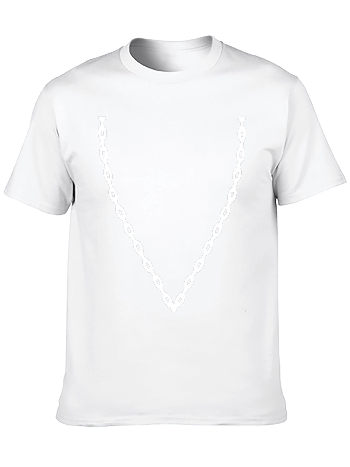 Chain Graphic Black T-Shirt - Cool Fashion Tee
