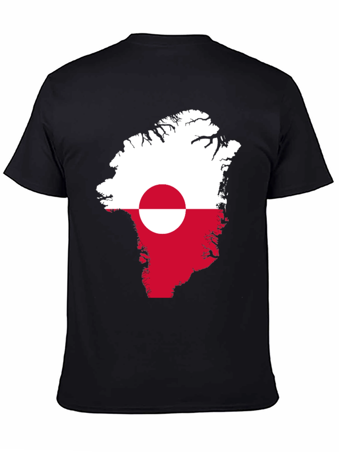 Greenland Flag Map T-Shirt