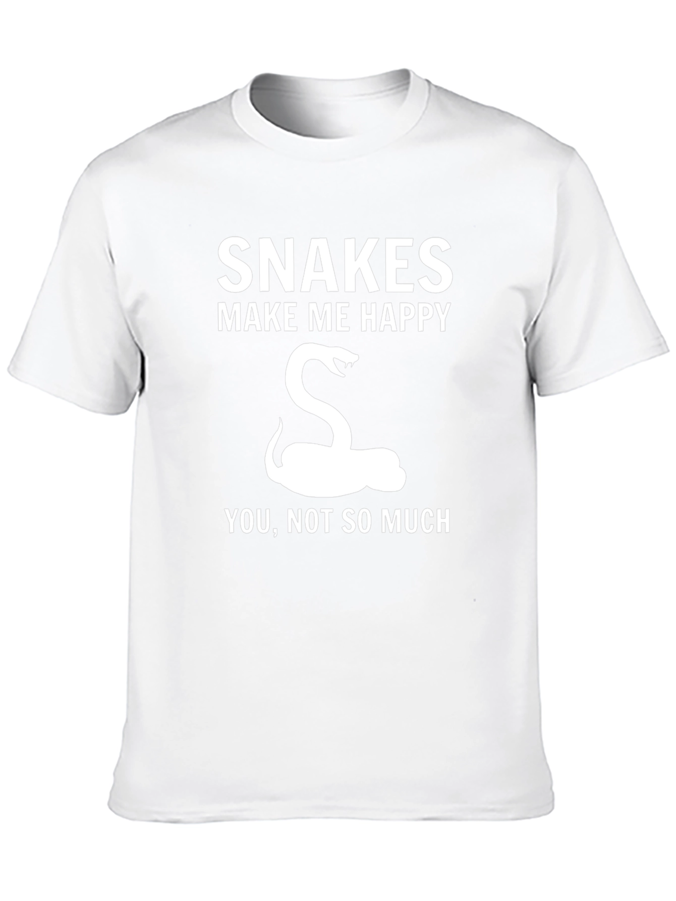 Snakes Make Me Happy T-Shirt