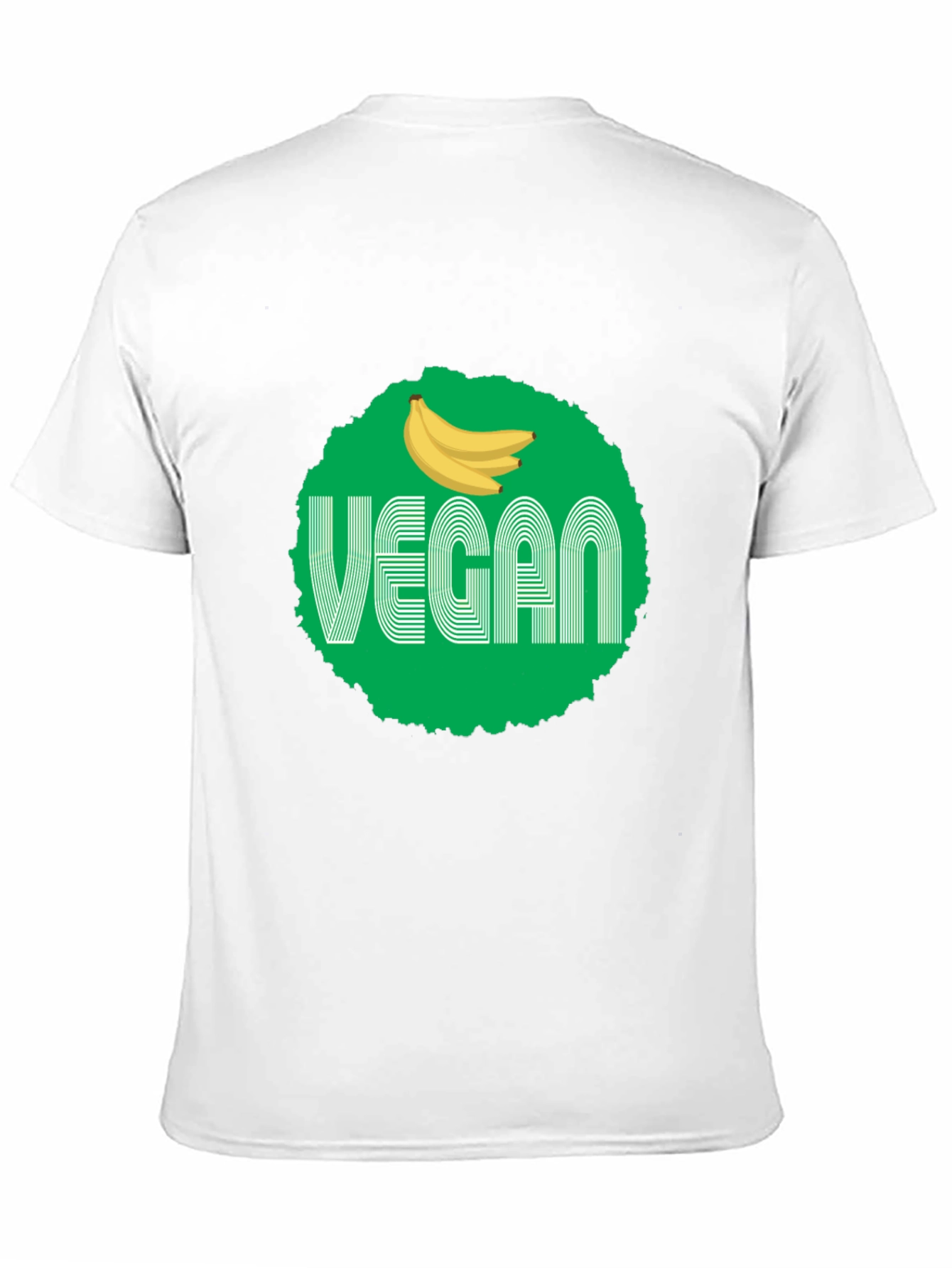 Vegan Banana Graphic Tee - Unisex Black T-Shirt