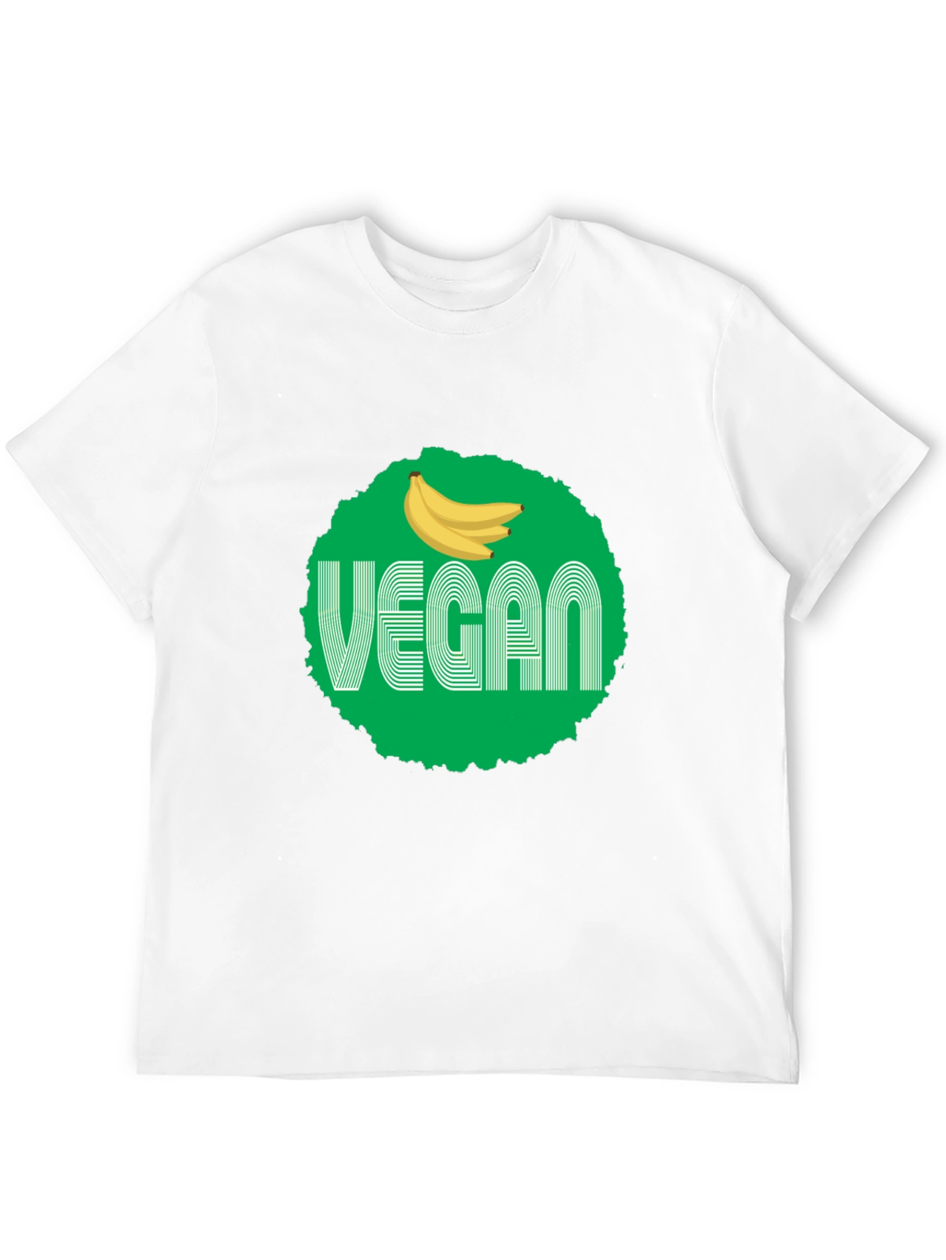 Vegan Banana Graphic Tee - Unisex Black T-Shirt