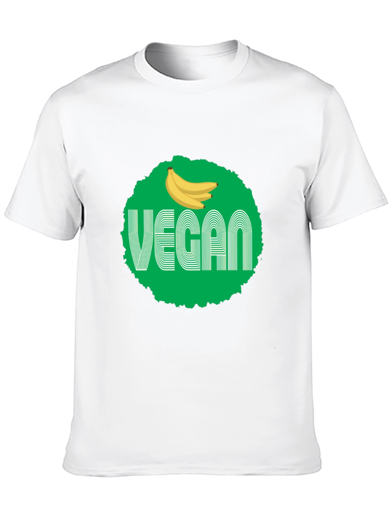 Vegan Banana Graphic Tee - Unisex Black T-Shirt