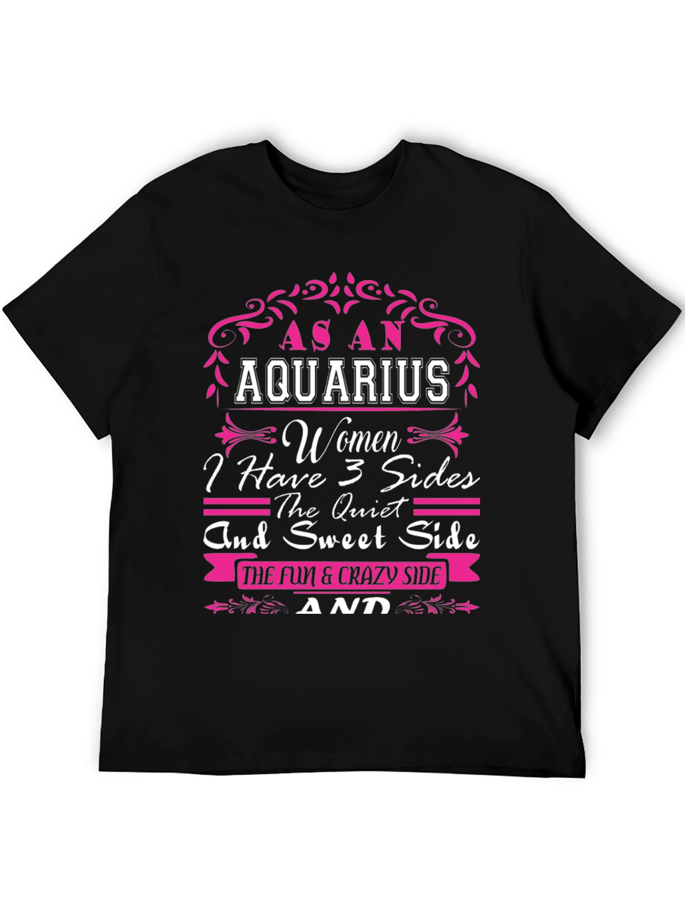 As an Aquarius Women T-Shirt - 3 Sides