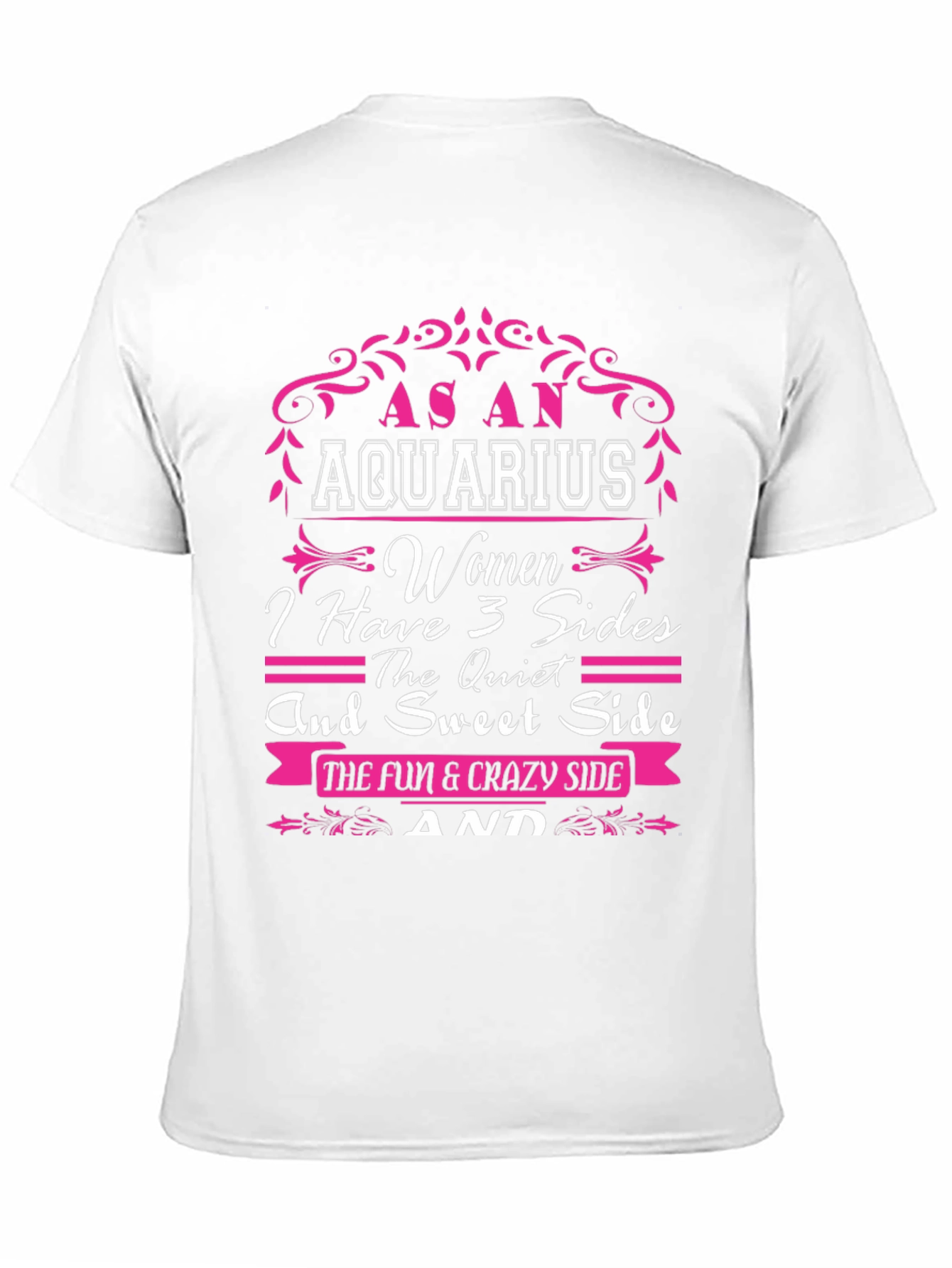 As an Aquarius Women T-Shirt - 3 Sides