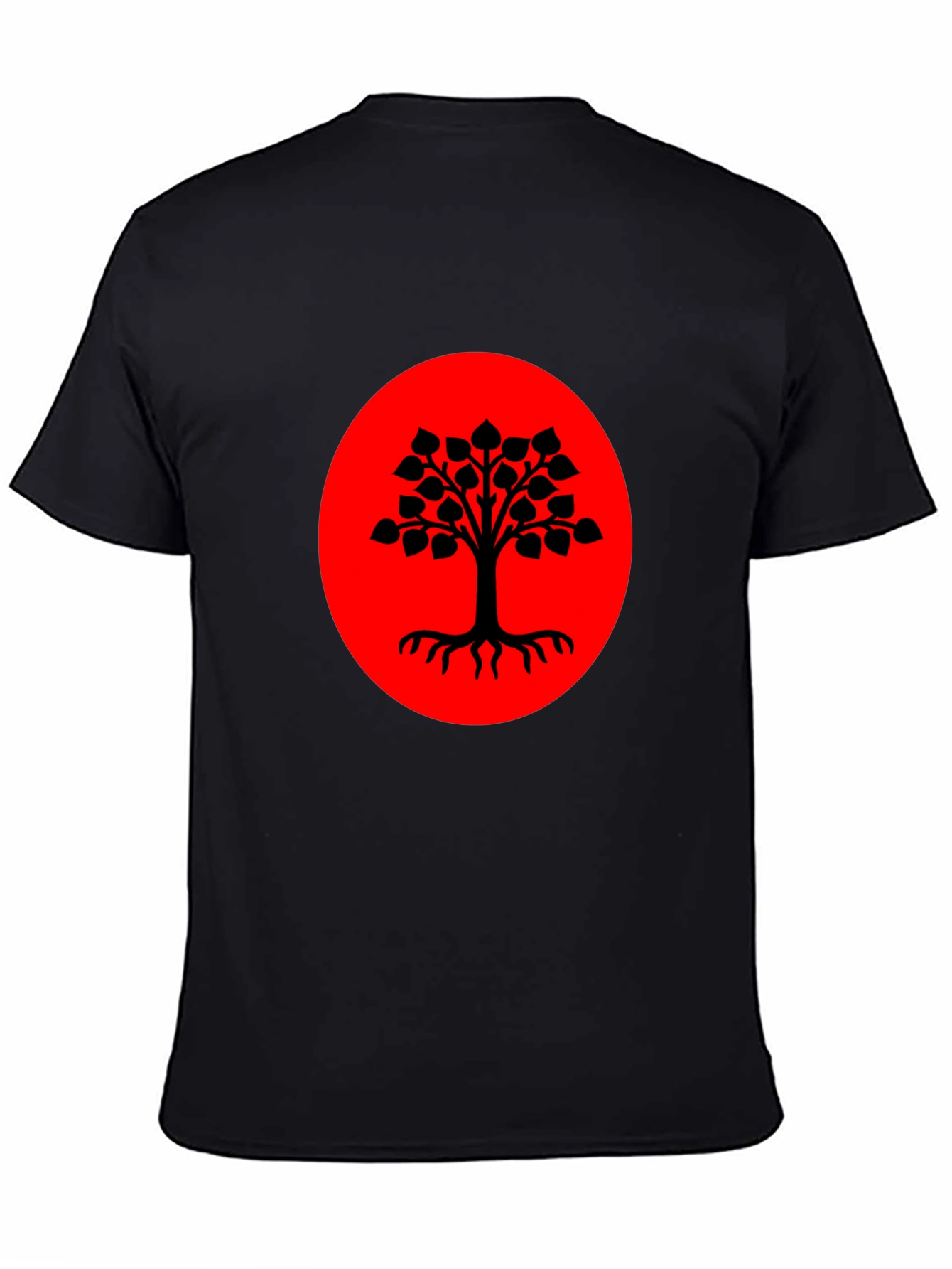 Tree of Life Graphic Tee - Red & Black